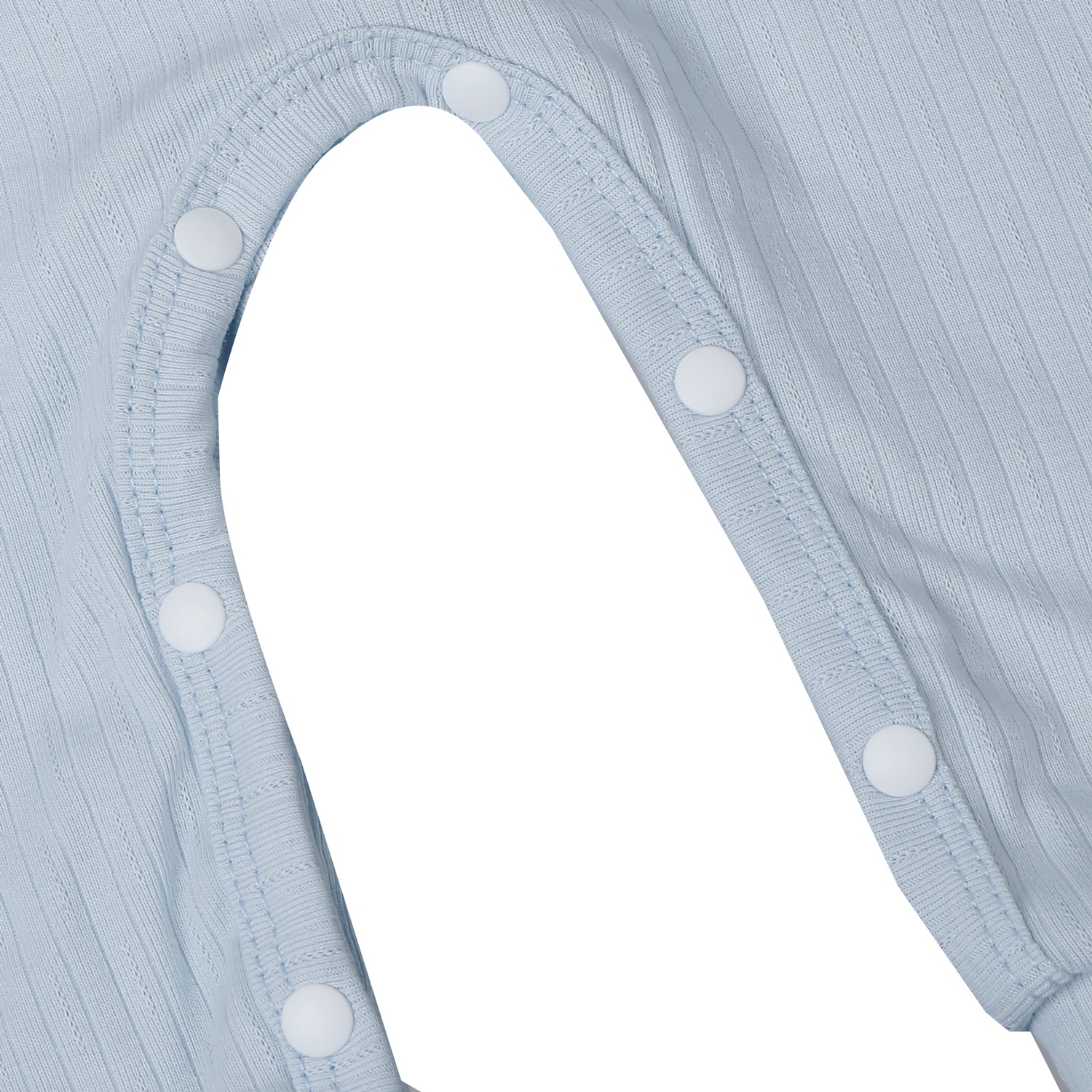 Bộ body dài tay KidsPlaza kẻ tăm ND25T (Trắng xanh) hình 4