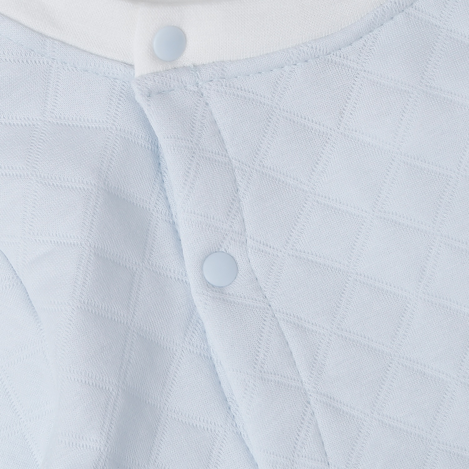 Bộ body dài tay trần bông cài lệch KidsPlaza M25D (Xanh)