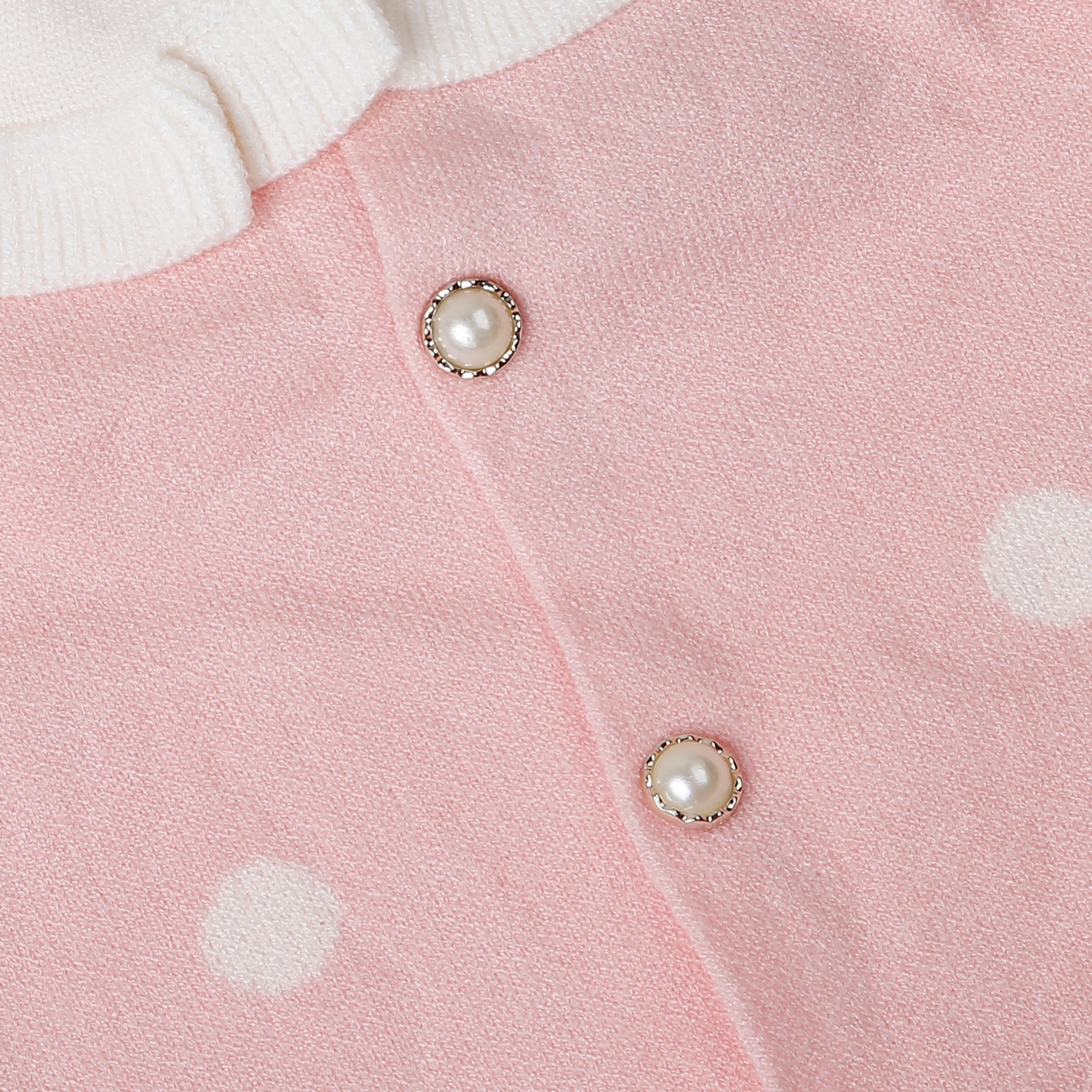 Bộ body len bé gái Mamago choàng gắn Cherry 25M-BL04 (Hồng) hình 4