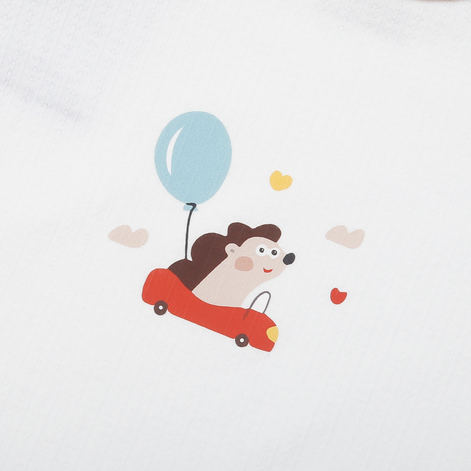 Bộ cộc tay bé trai KidsPlaza in nhím M25H (Ghi nâu) hình 3