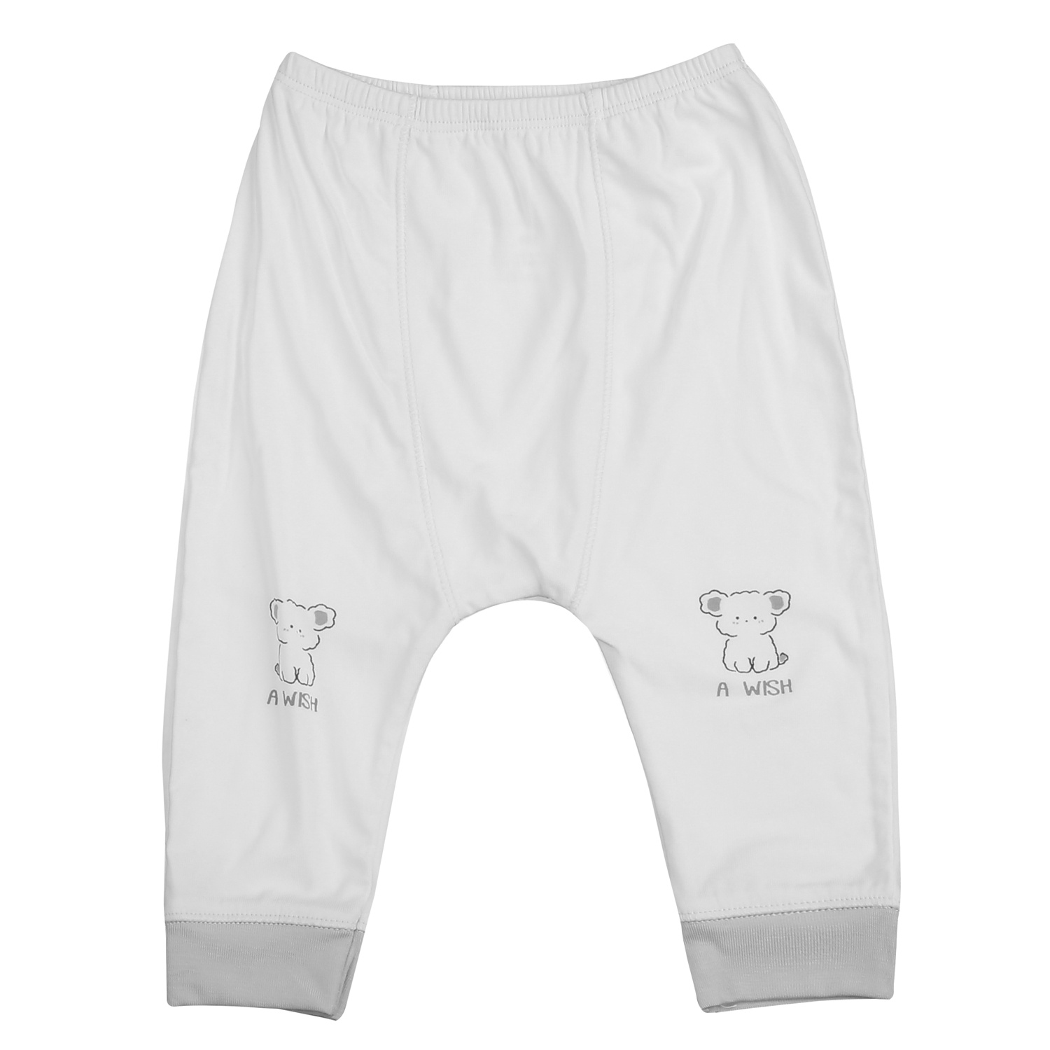 Bộ dài cài giữa KidsPlaza Otis in cún ND25T (Trắng xanh)