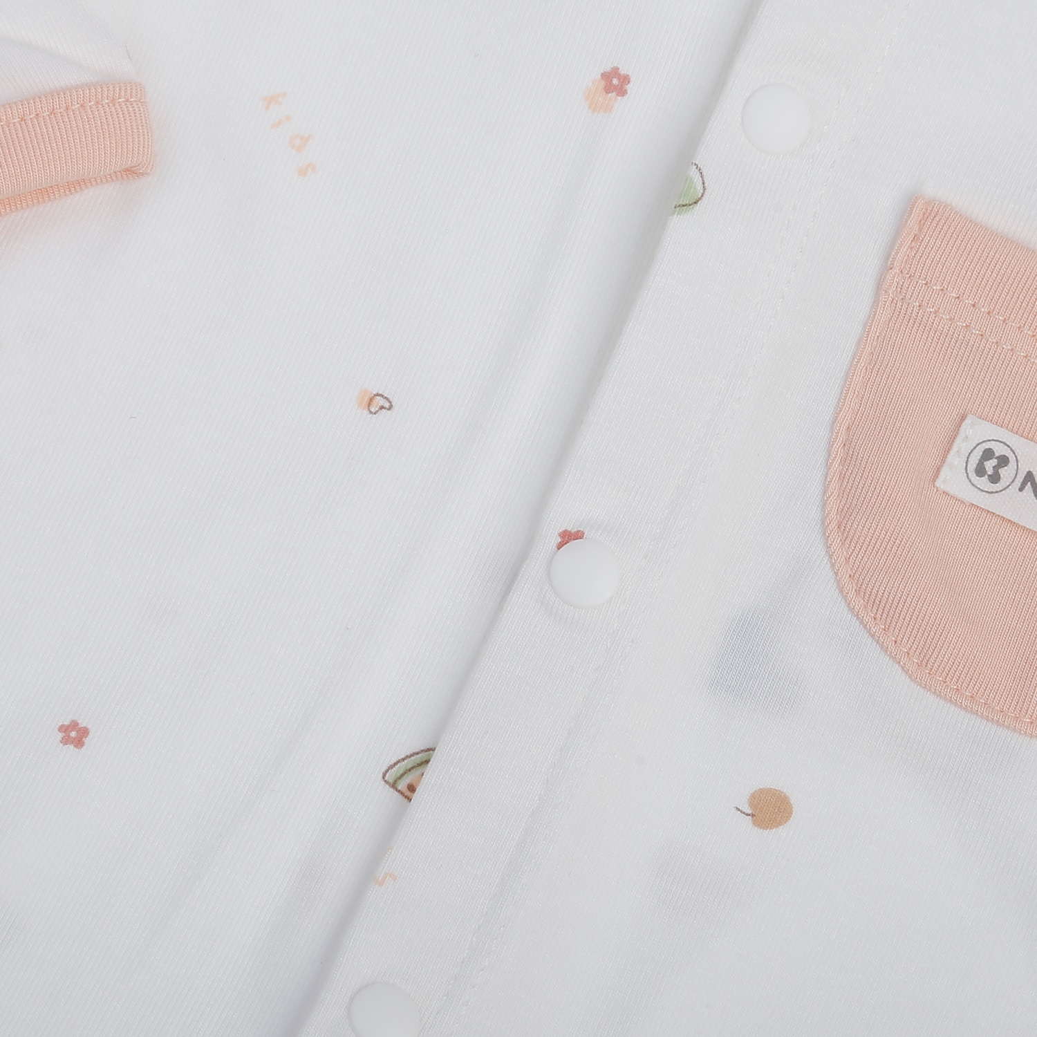 Bộ dài cài giữa KidsPlaza Otis in dưa ND25T (Trắng hồng) hình 3