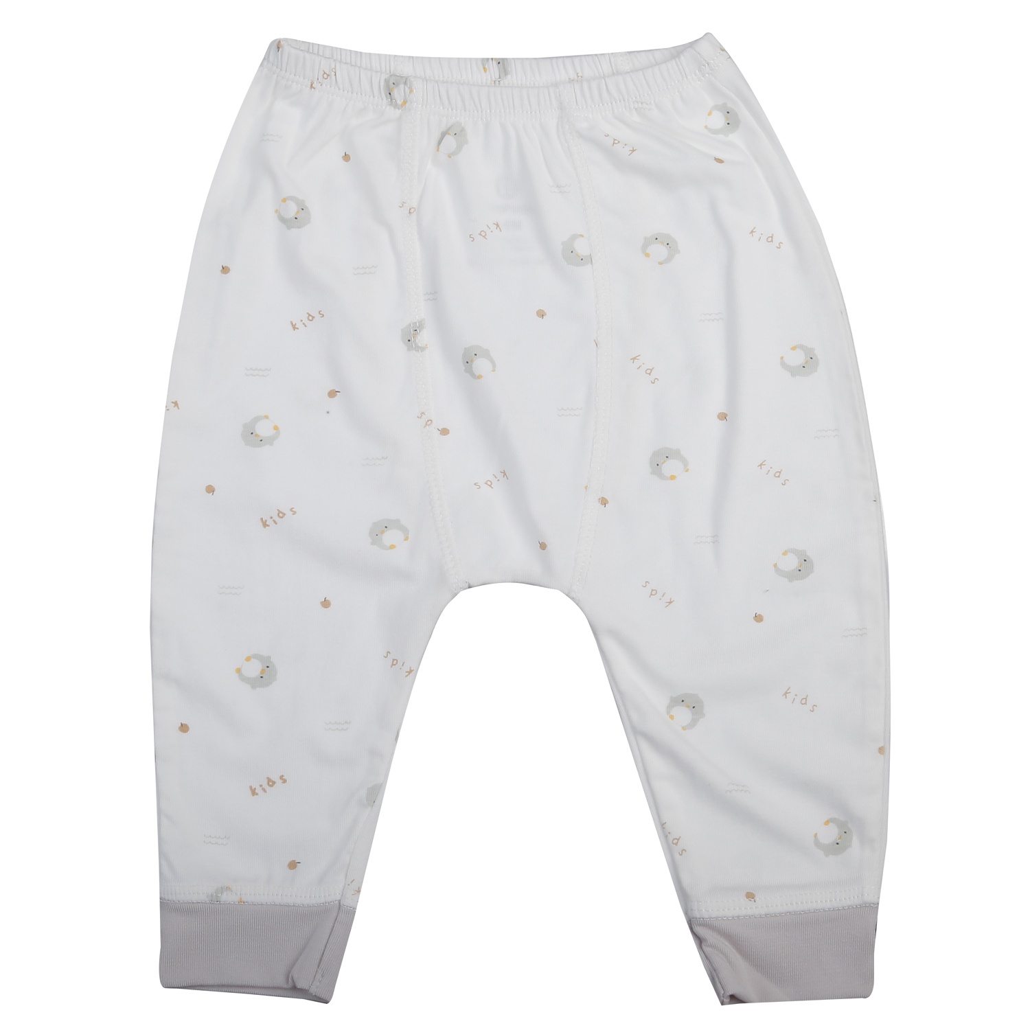 Bộ dài cài giữa KidsPlaza Otis in chanh ND25T ( Trắng Xanh)