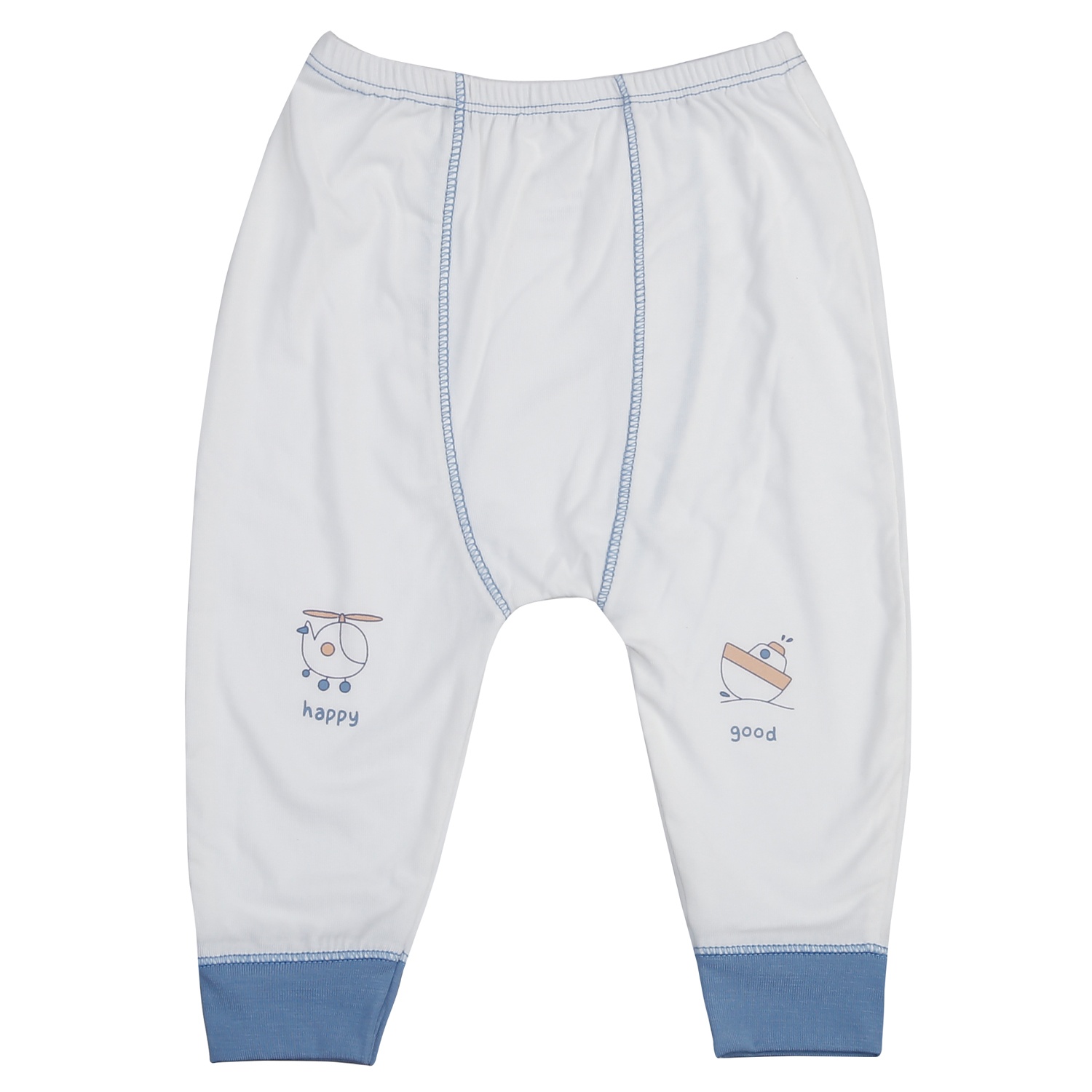 Bộ dài cài giữa KidsPlaza Otis in máy bay ND25T (Trắng xanh)