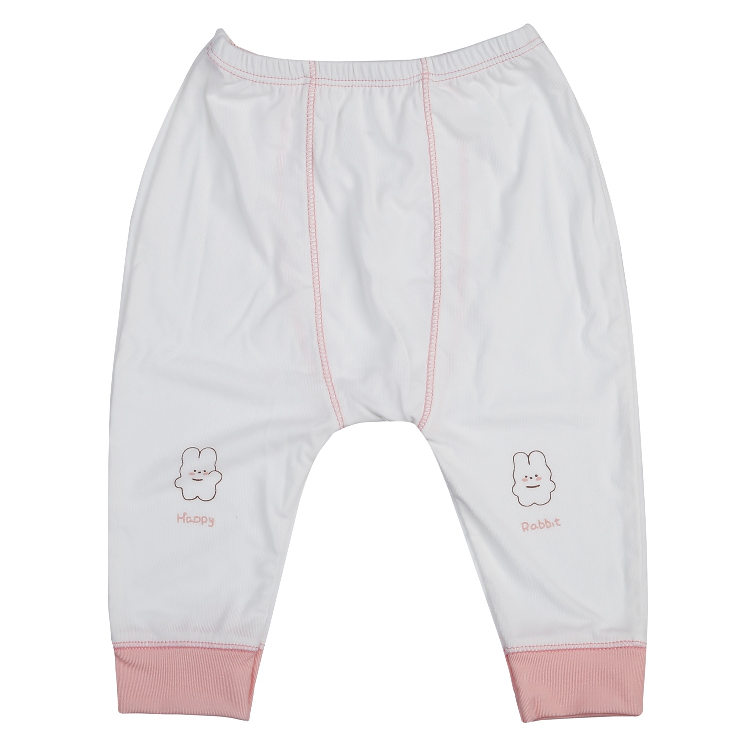 Bộ dài cài giữa KidsPlaza Otis in thỏ ND25T (Trắng hồng)