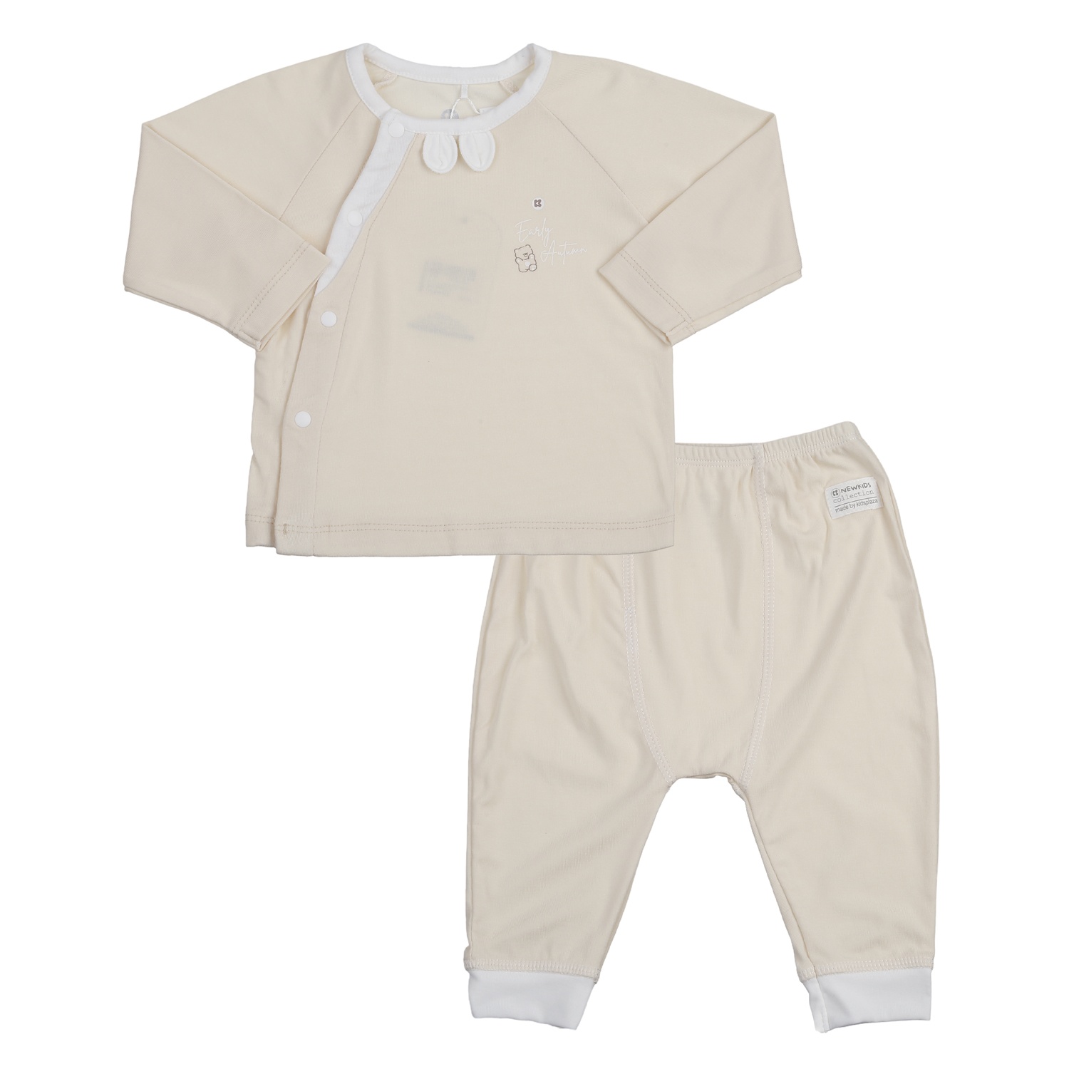 Bộ dài cài lệch KidsPlaza Otis 2 tai ND25T (Be)