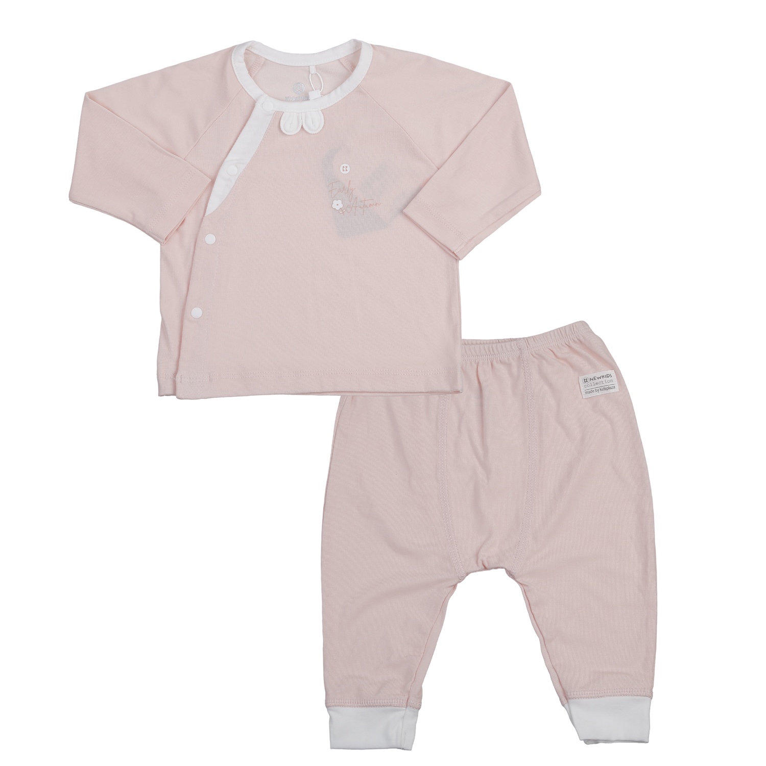 Bộ dài cài lệch KidsPlaza Otis 2 tai ND25T (Hồng) hình 1