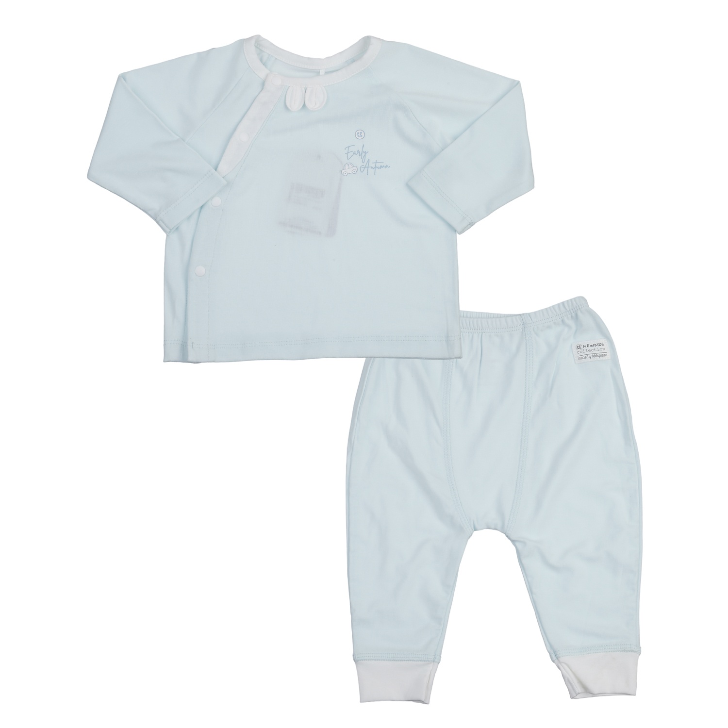 Bộ dài cài lệch KidsPlaza Otis 2 tai ND25T (Xanh)