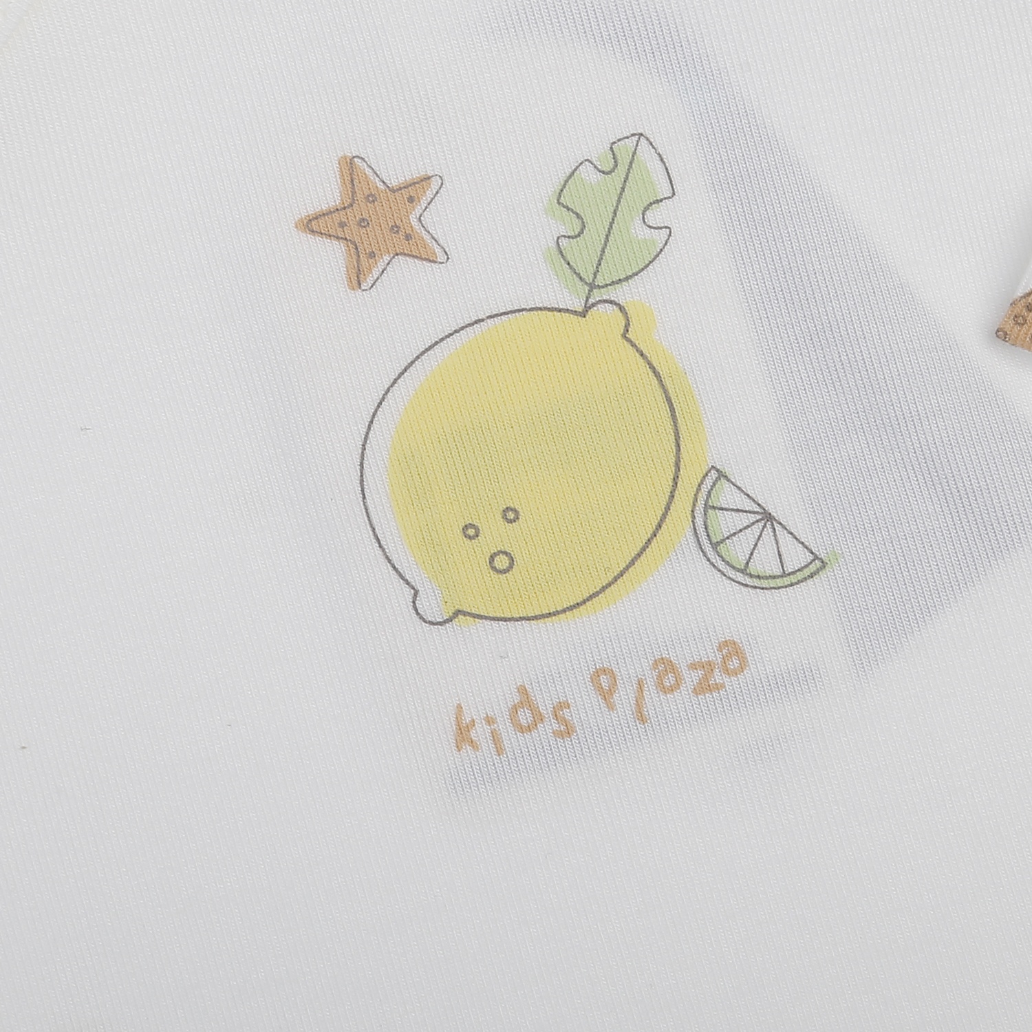 Bộ dài cài lệch KidsPlaza Otis in chanh ND25T (Trắng) hình 4