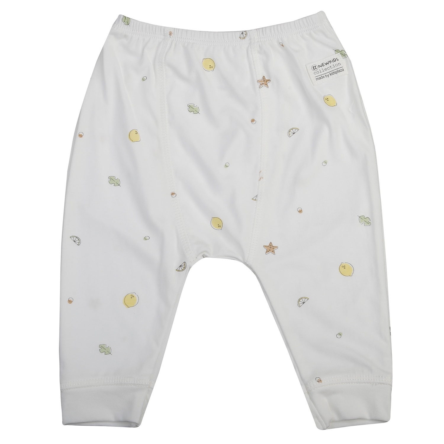 Bộ dài cài lệch KidsPlaza Otis in chanh ND25T (Trắng) hình 5