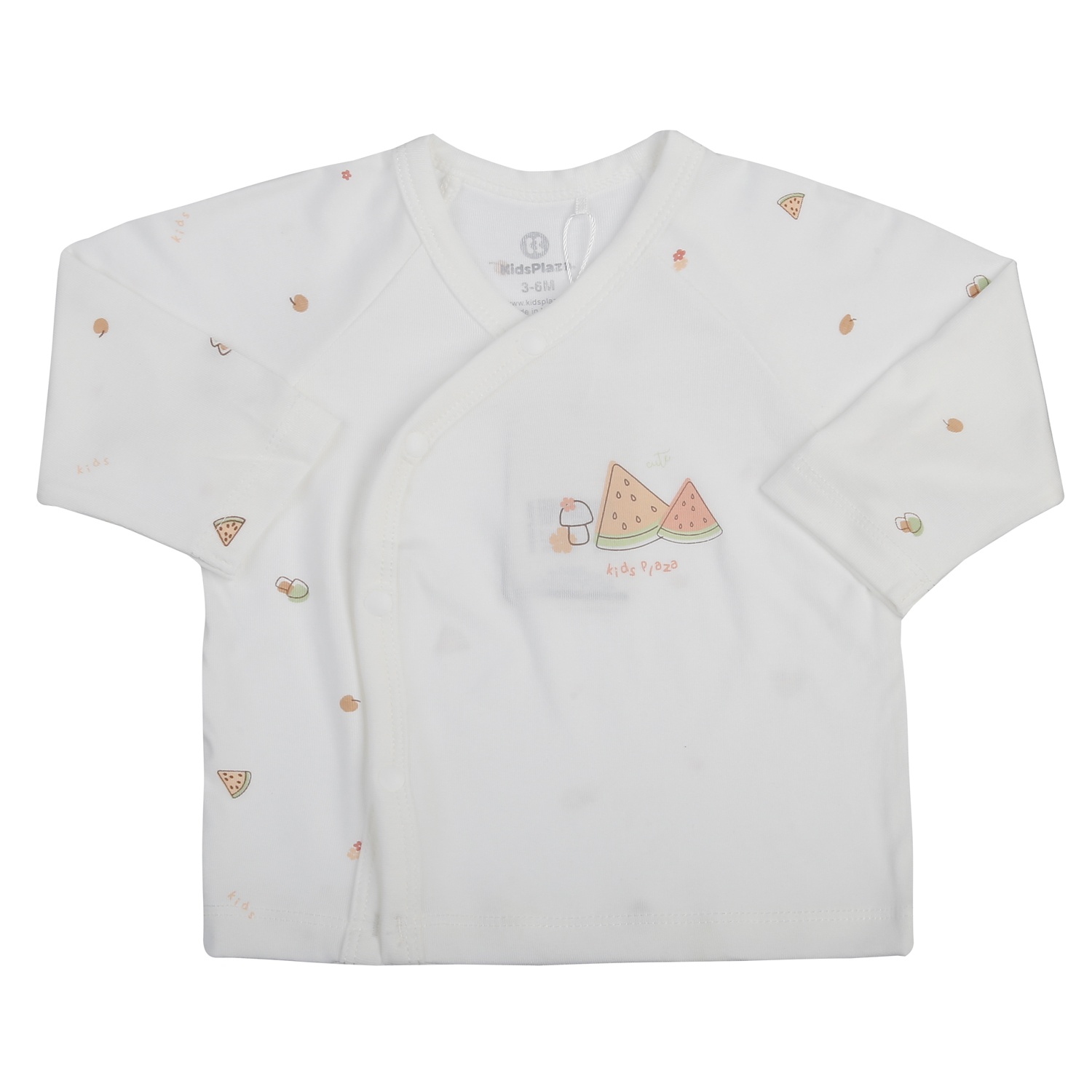  Bộ dài cài lệch KidsPlaza Otis in dưa ND25T (Trắng)