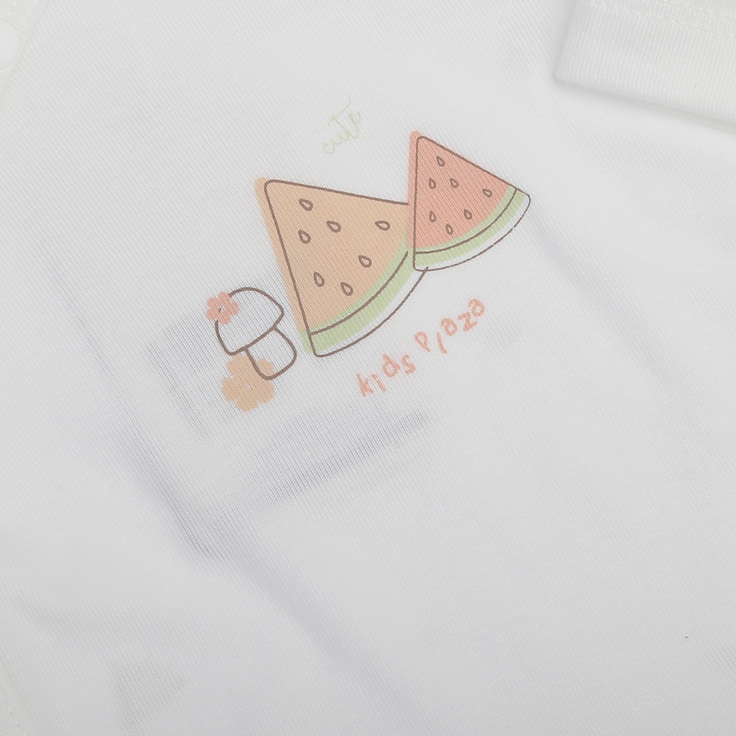  Bộ dài cài lệch KidsPlaza Otis in dưa ND25T (Trắng)