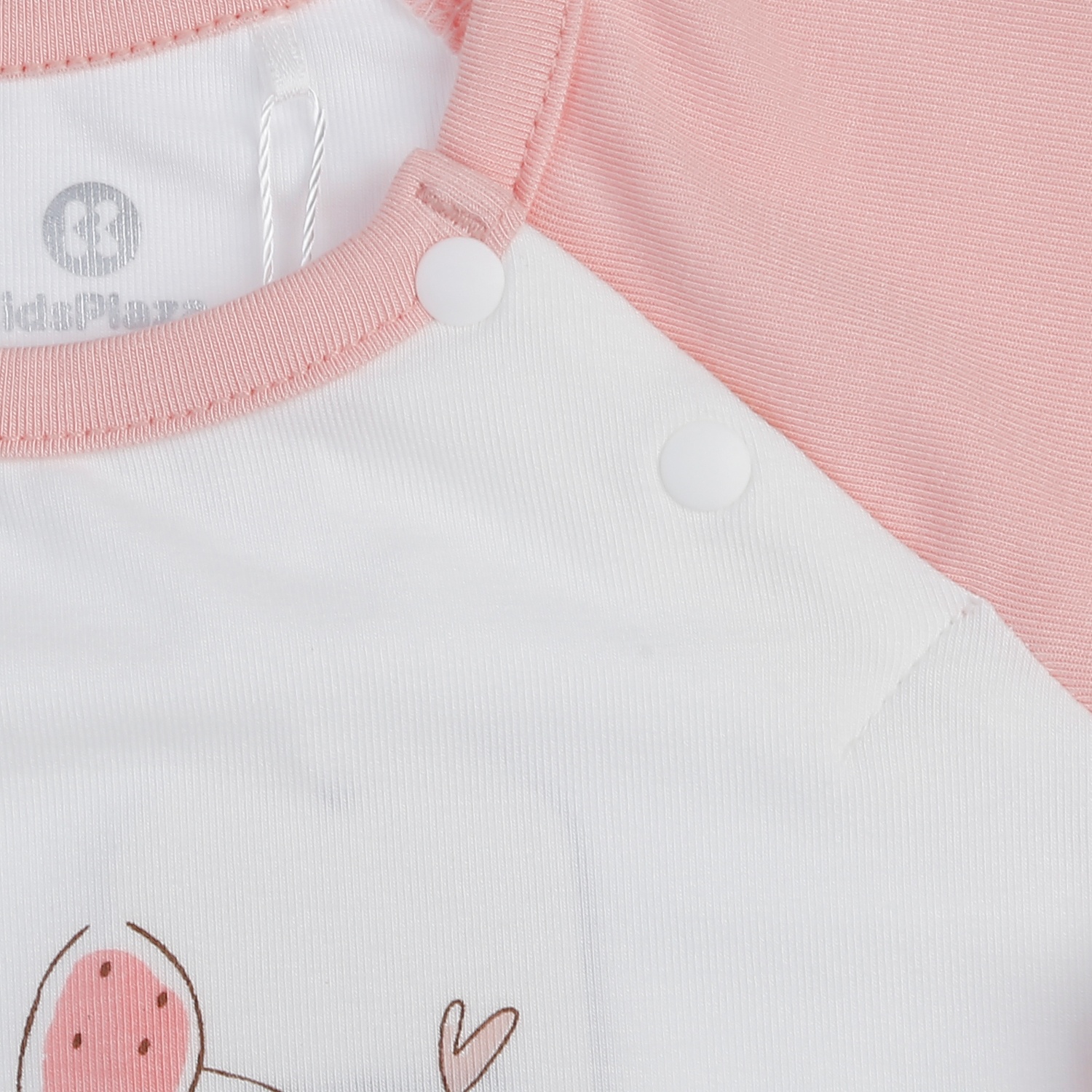 Bộ dài cài vai KidsPlaza Otis in bánh ND25T (Hồng)