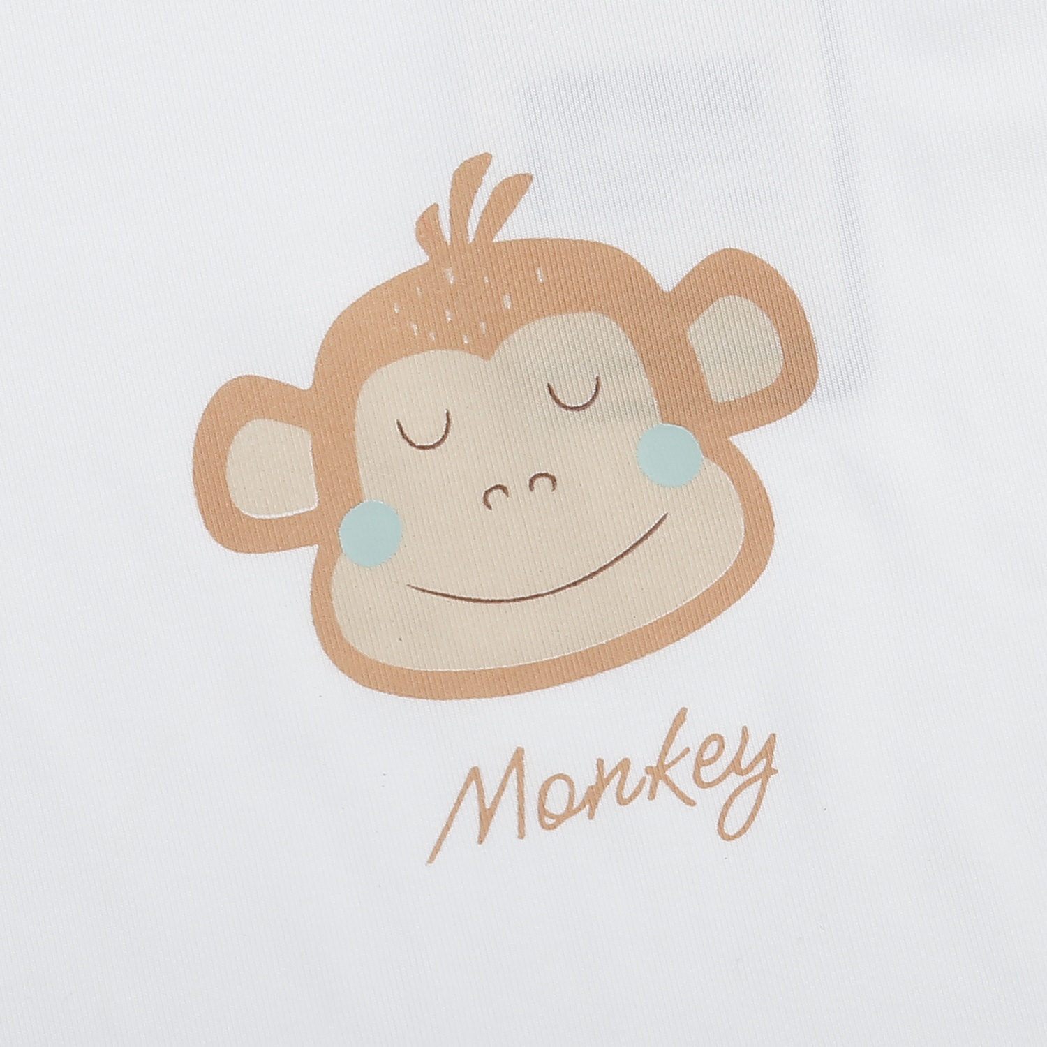 Bộ dài cài vai KidsPlaza Otis in khỉ ND25T (Trắng xanh) 