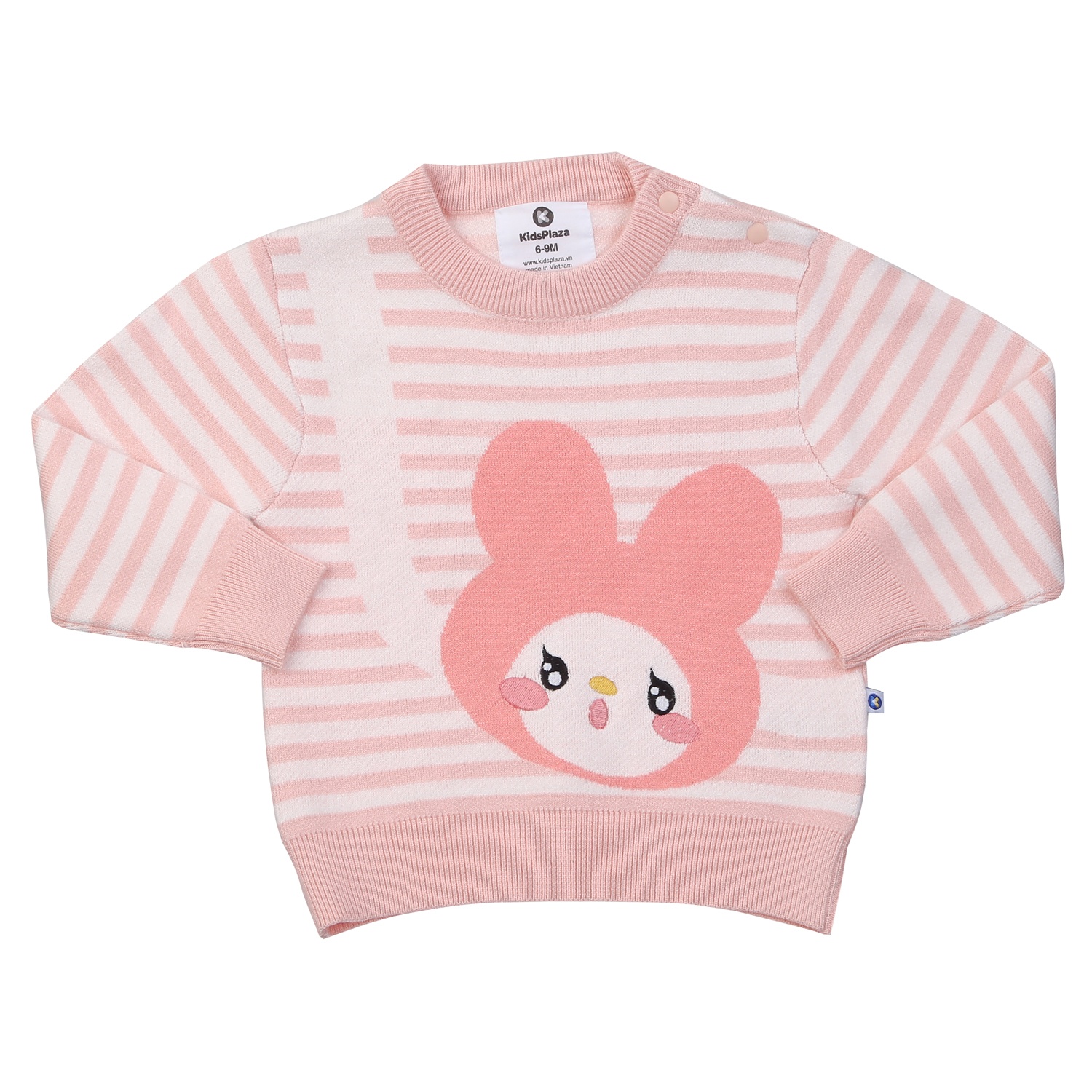 Set quần áo len sơ sinh bé gái KidsPlaza thỏ HN24D (Hồng cam) hình 2