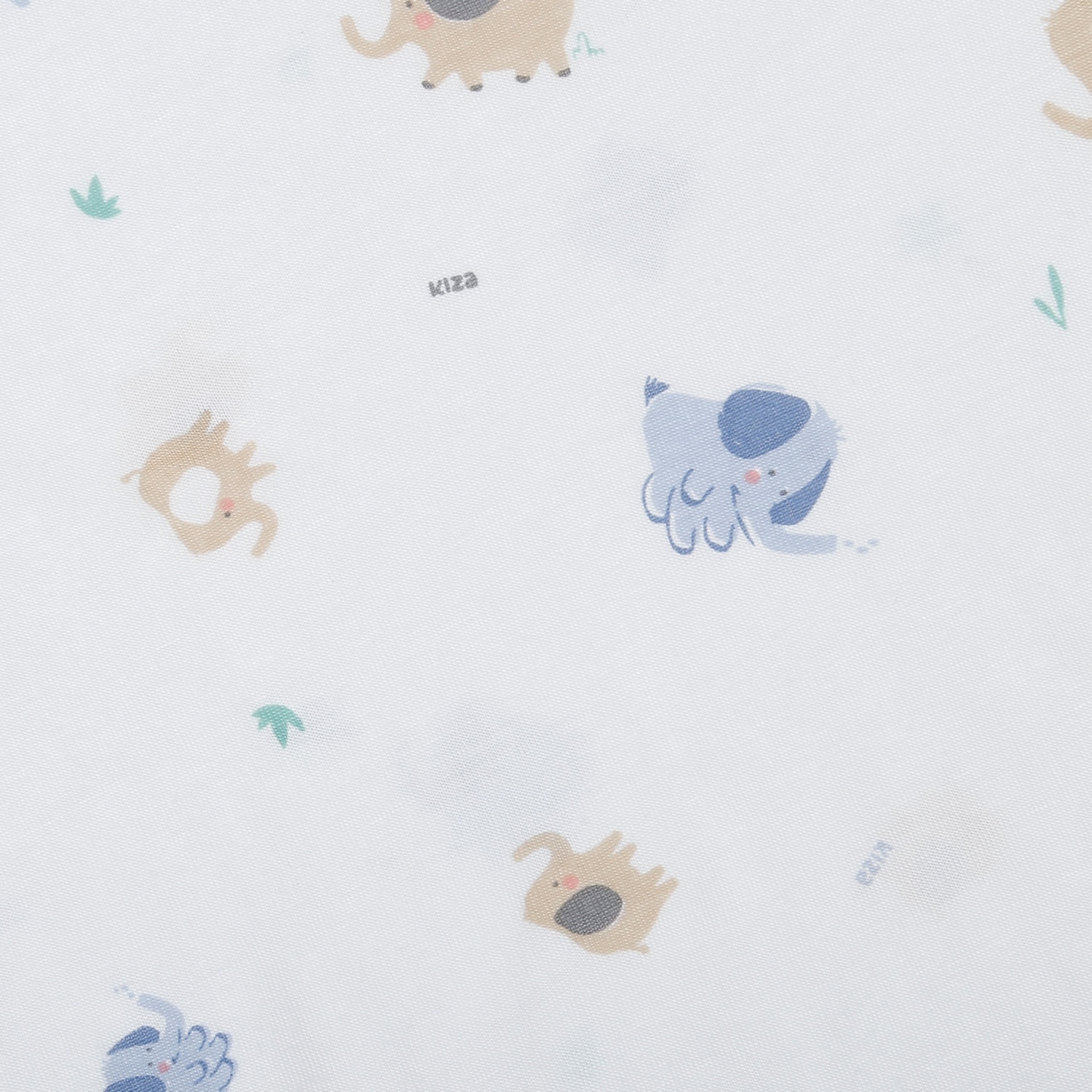 Bộ quần áo cộc cài vai Kiza in voi BA25H (Trắng) hình 3