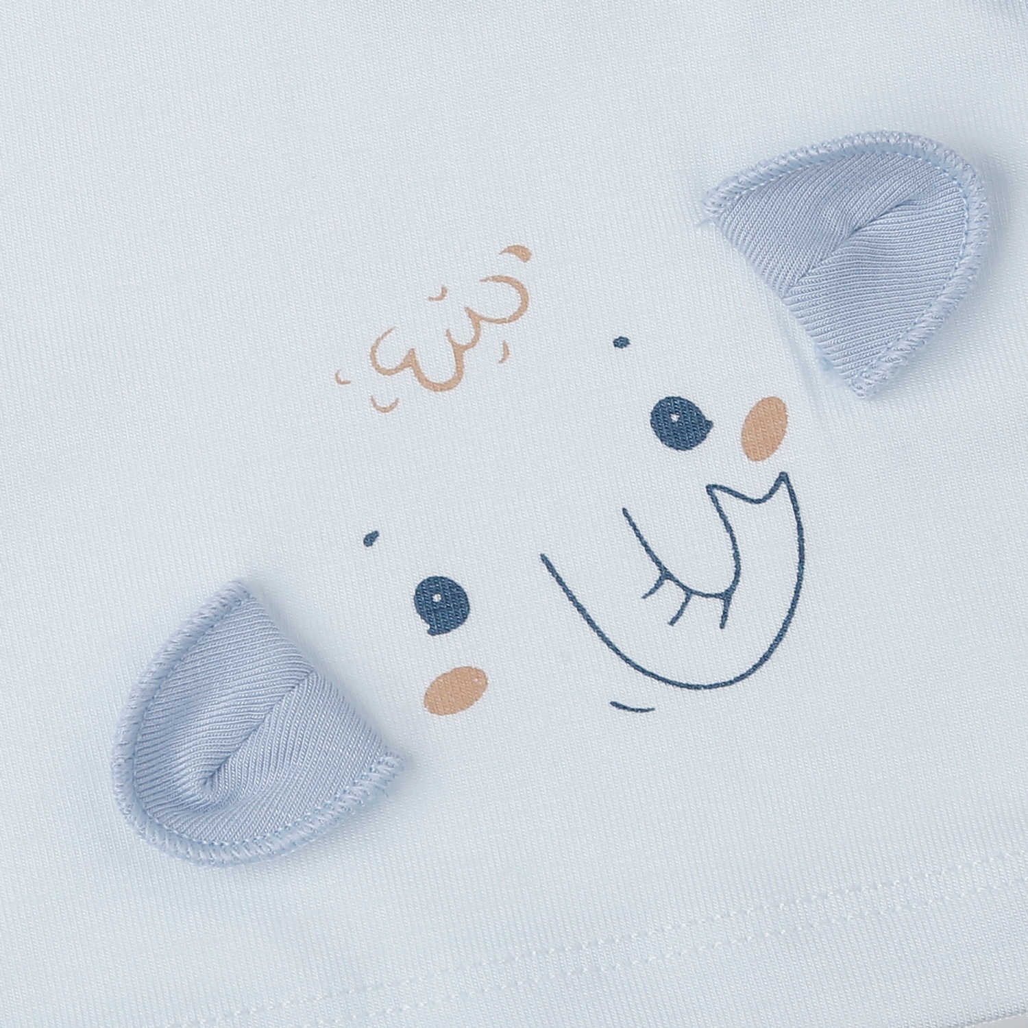 Bộ quần áo dài cài lệch KidsPlaza Otis in voi ND25T (Xanh) hình 4