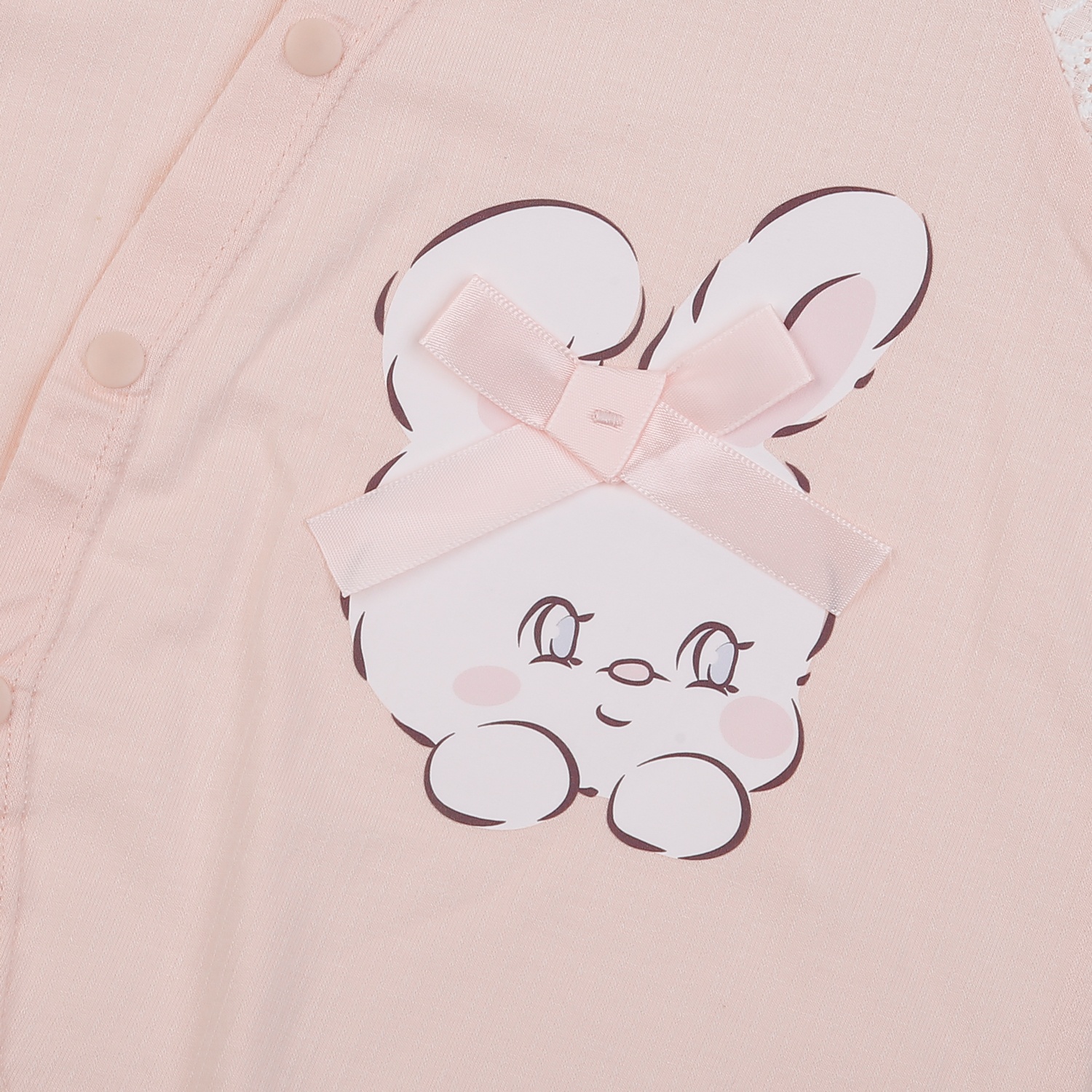 Body cộc bé gái KidsPlaza in thỏ HN25H (Hồng) hình 2