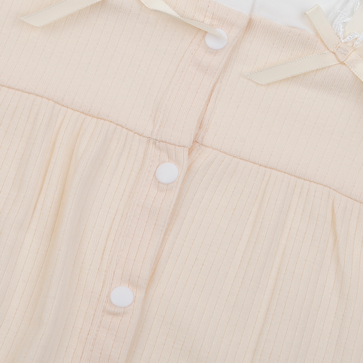 Body cộc bé gái KidsPlaza phối ren HN25H (Vàng) hình 2