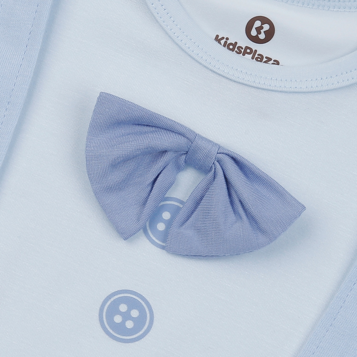 Body cộc bé trai KidsPlaza 2 dây nơ HN25H (Xanh) hình 2