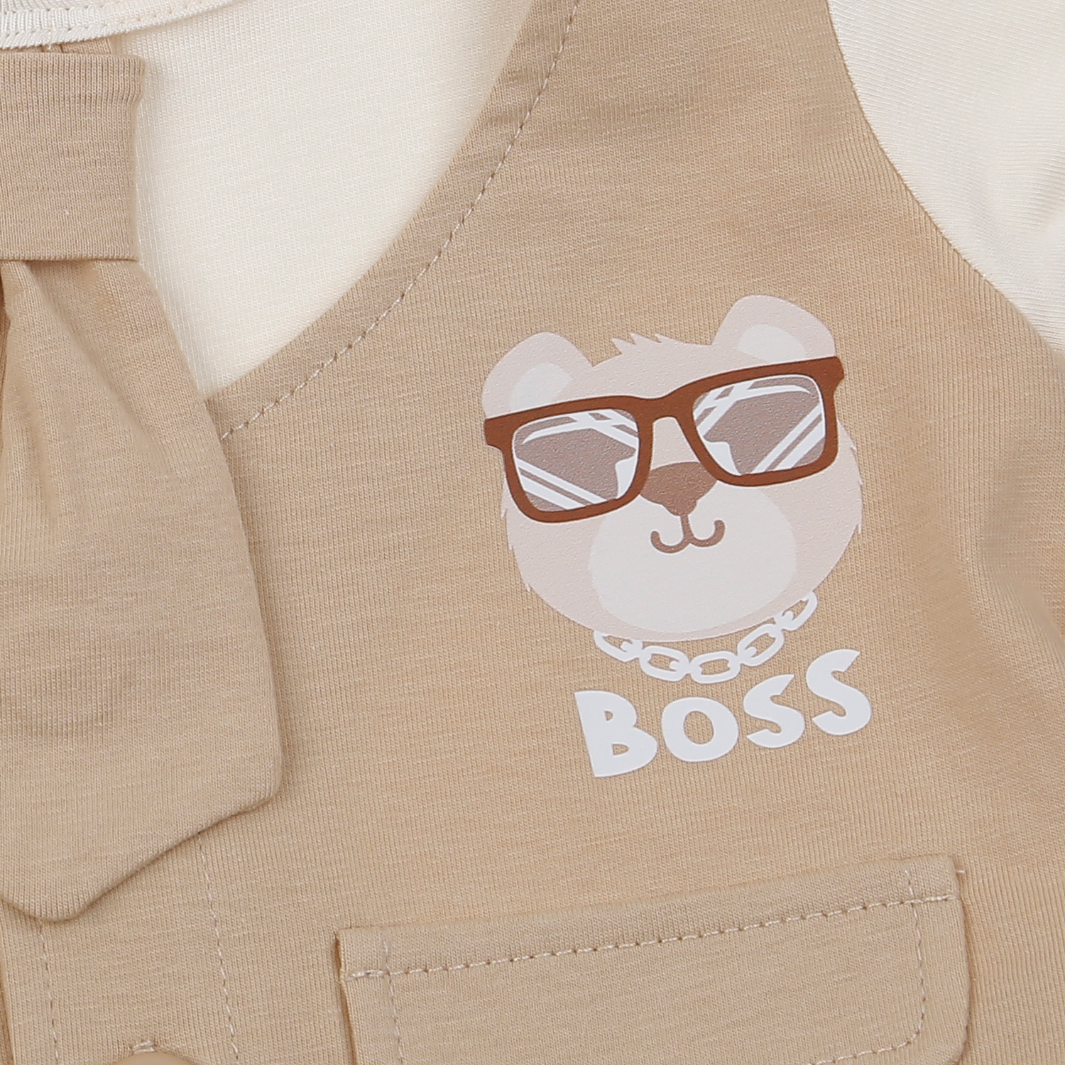 Body cộc bé trai KidsPlaza gile HN25H (Nâu) hình 2