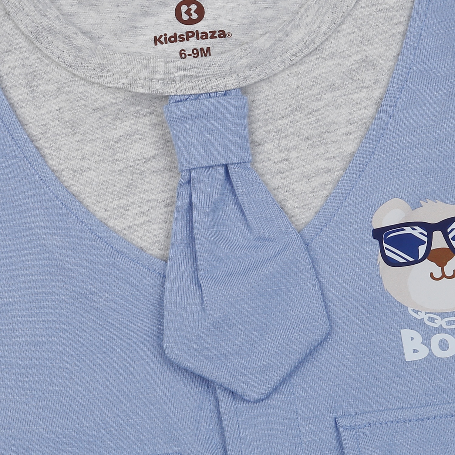 Body cộc thời trang bé trai KidsPlaza gile HN25H (Xanh) hình 3