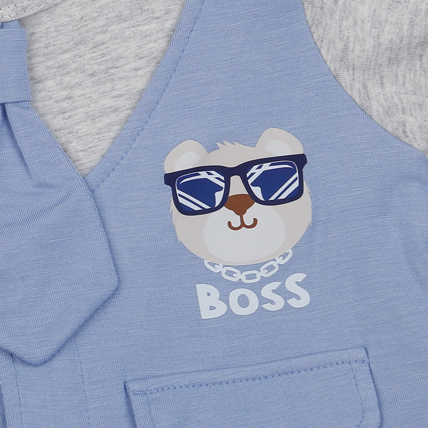 Body cộc thời trang bé trai KidsPlaza gile HN25H (Xanh) hình 2