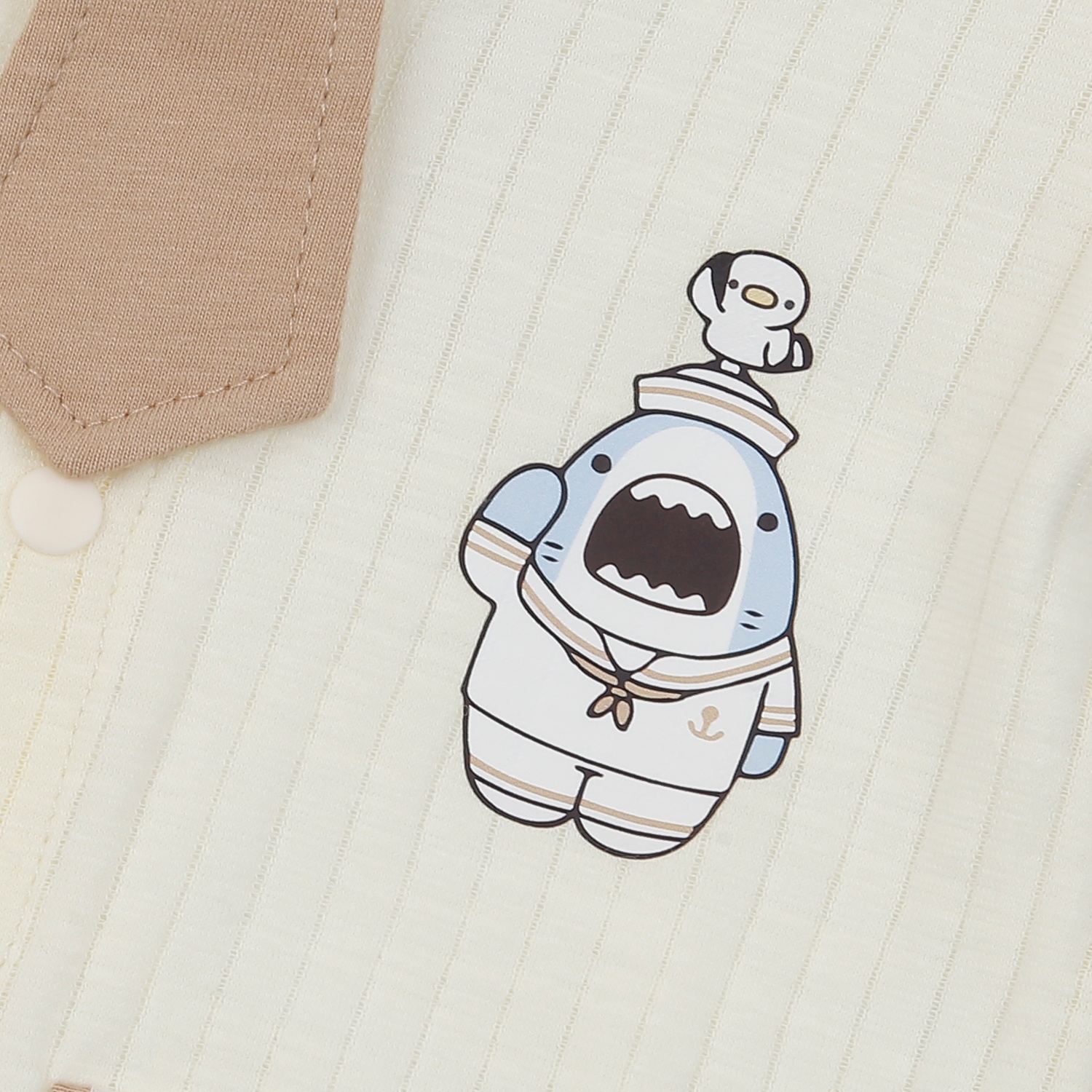 Bộ body cộc tay KidsPlaza Otis HN25H (Ghi) hình 3