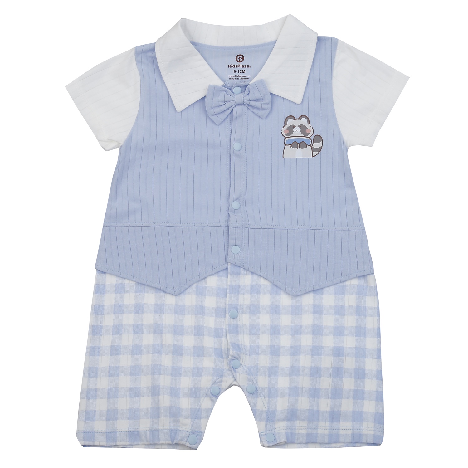 Body cộc bé trai KidsPlaza in cáo HN25H (Xanh) hình 1