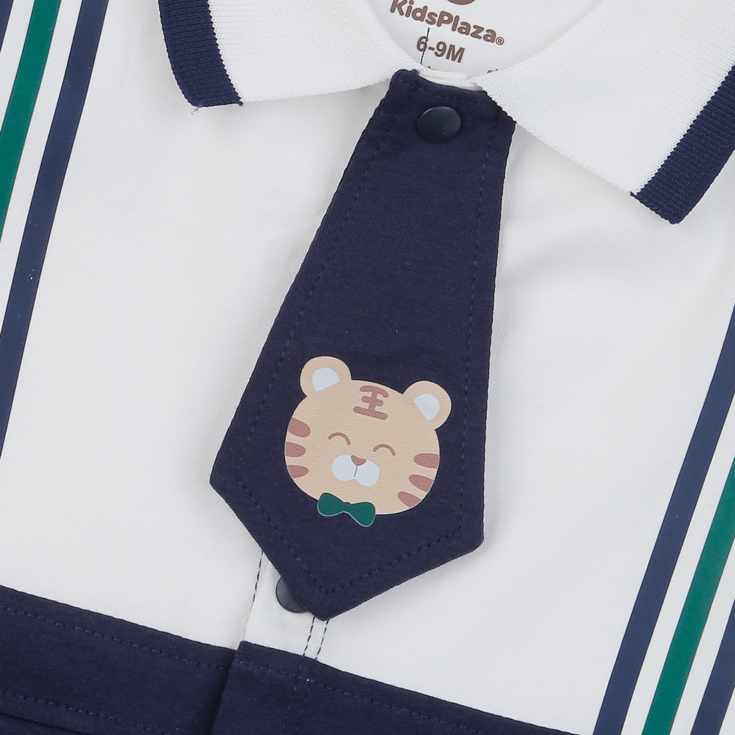 Body cộc bé trai KidsPlaza in hổ HN25H (Tím than) hình 2