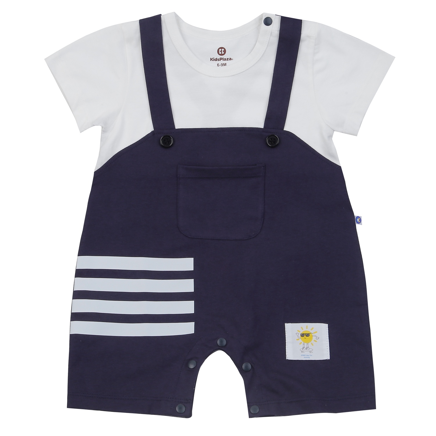 Body cộc bé trai KidsPlaza túi ngực HN25H (Tím)  hình 1