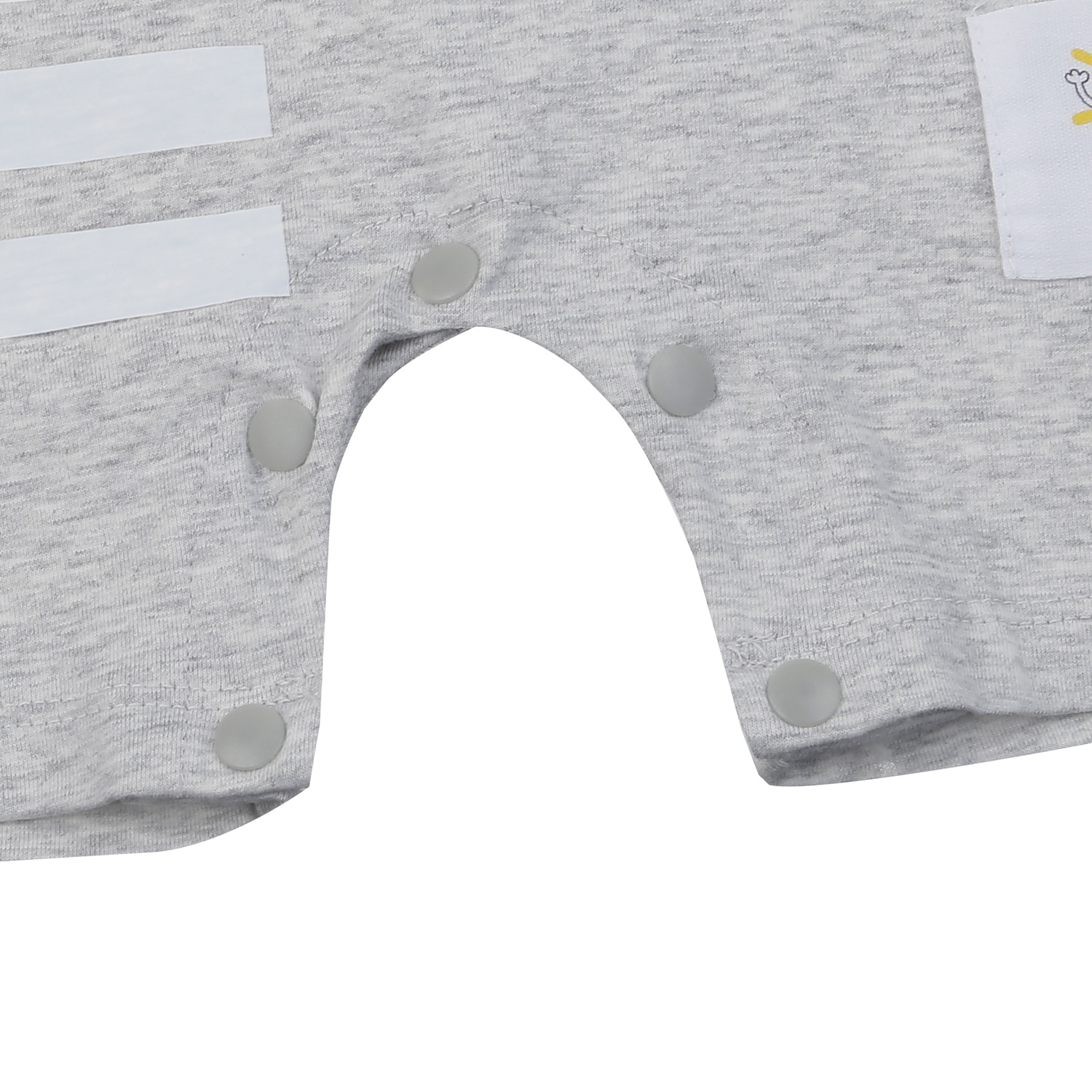 Body cộc bé trai KidsPlaza túi ngực HN25H (Xám) hình 4