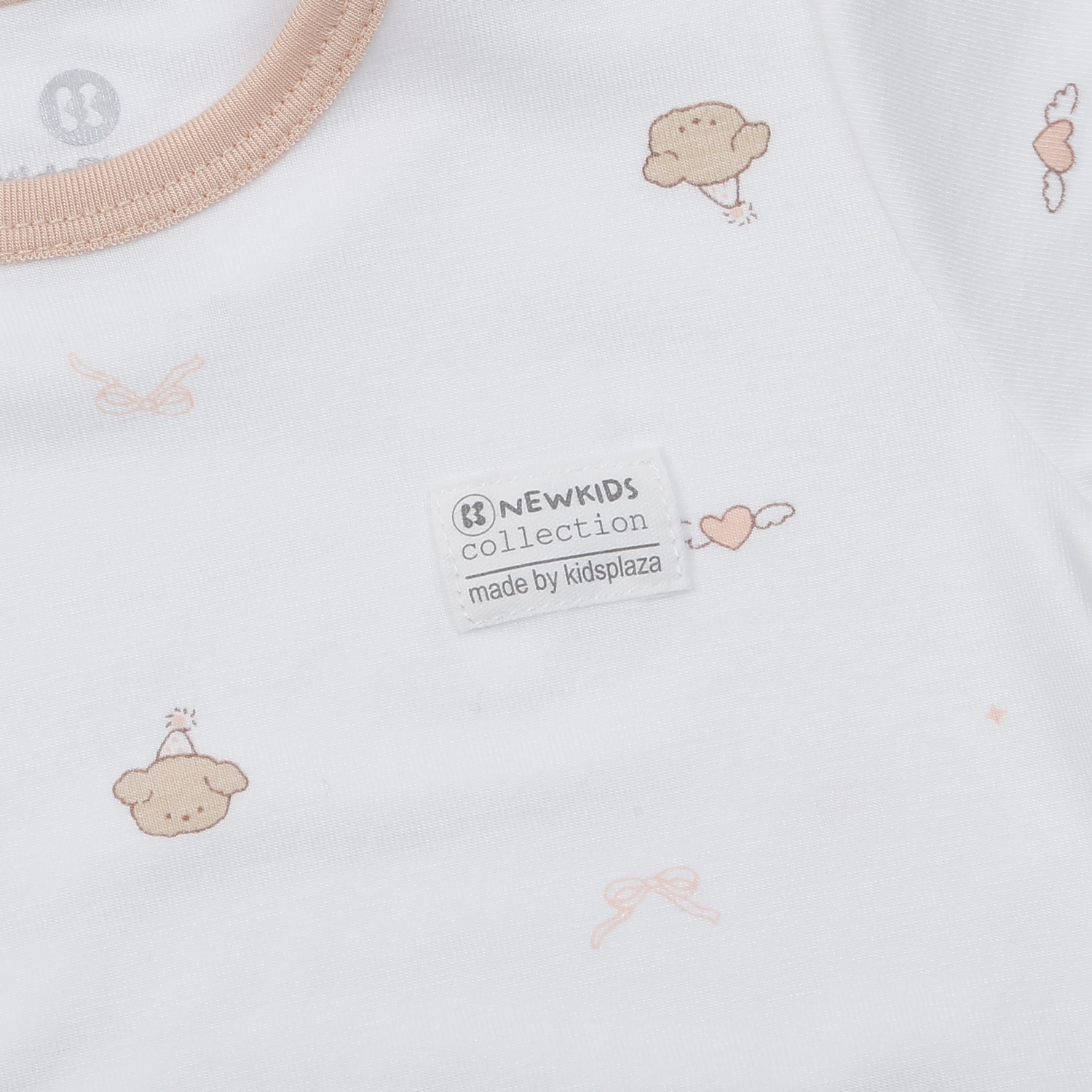 Bộ body cộc KidsPlaza Otis ND25H (Trắng nâu) hình 2