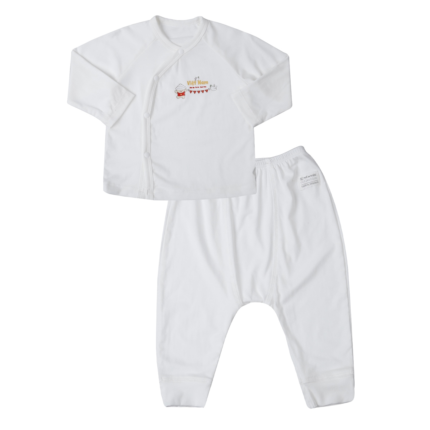  Set bộ sơ sinh KidsPlaza in Việt Nam ND25 (Trắng)