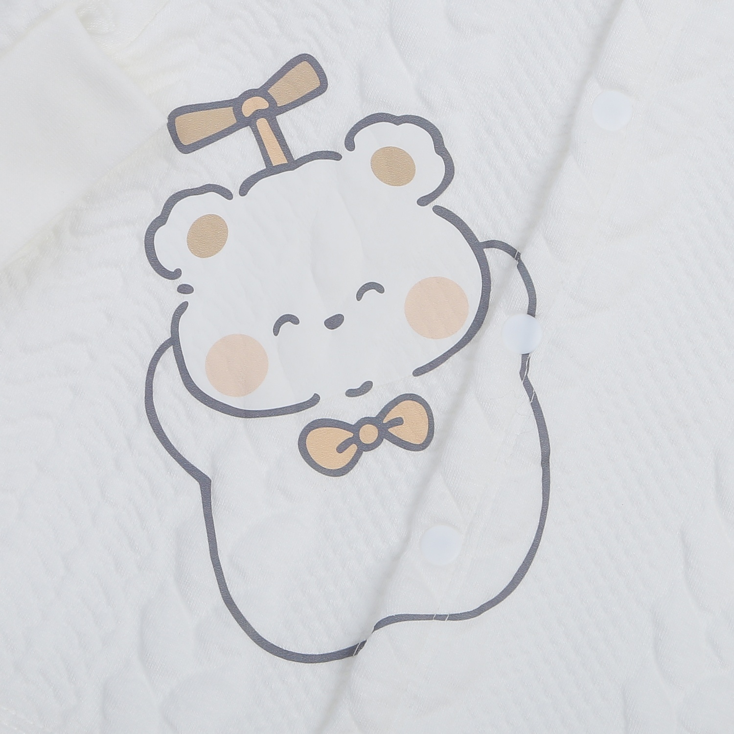 Bộ bông cài giữa KidsPlaza HN24D (Trắng) hình 4