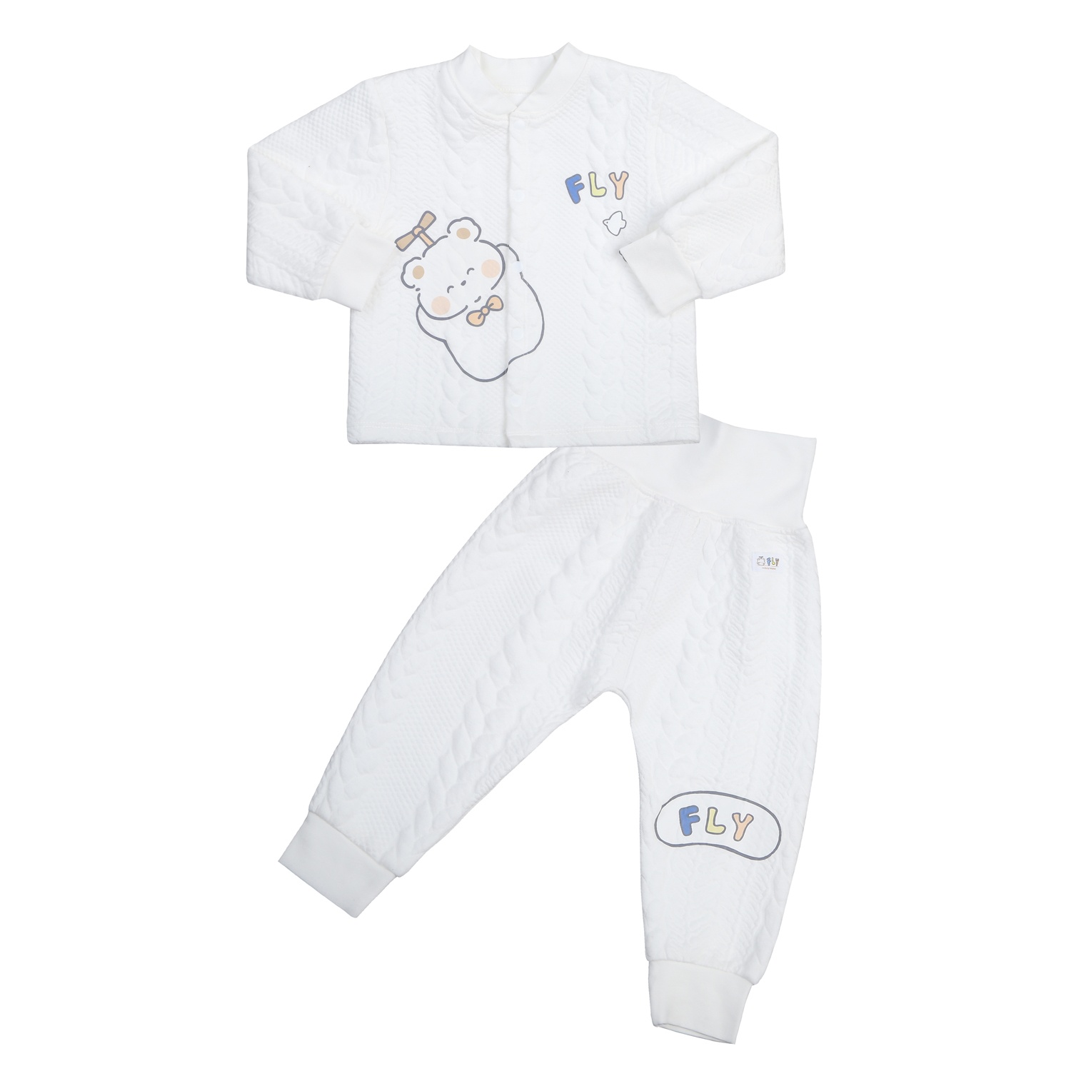 Bộ bông cài giữa KidsPlaza HN24D (Trắng) hình 1