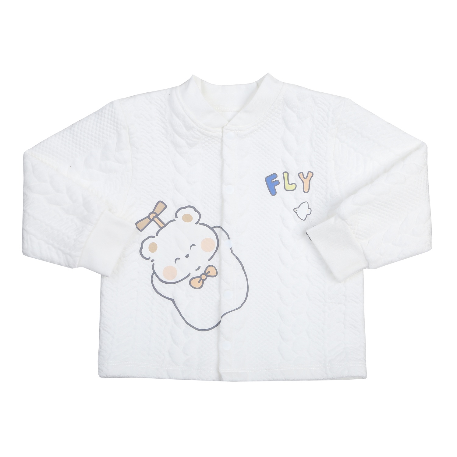 Bộ bông cài giữa KidsPlaza HN24D (Trắng) hình 2