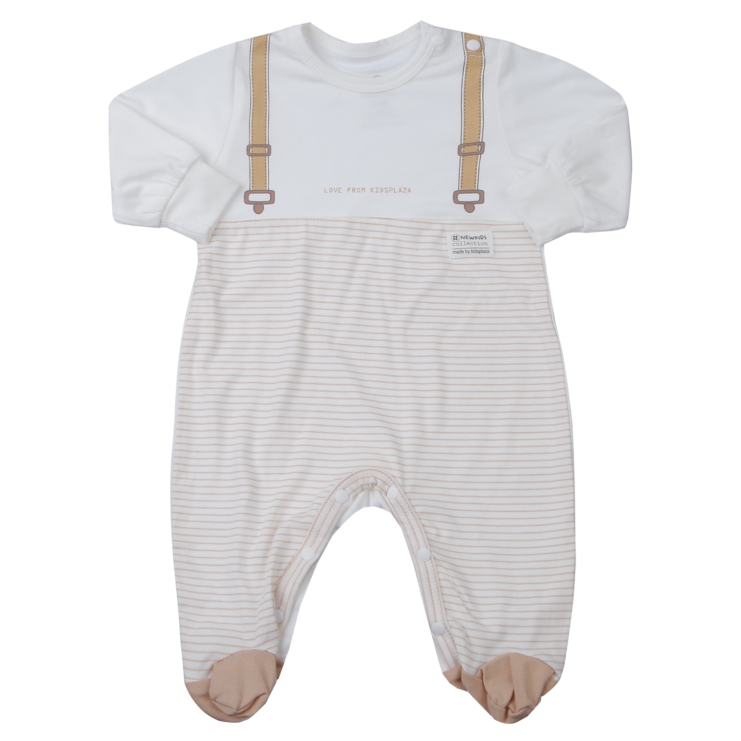 Set quà tặng sơ sinh 2 bộ KidsPlaza Otis ND25H (Be) hình 2