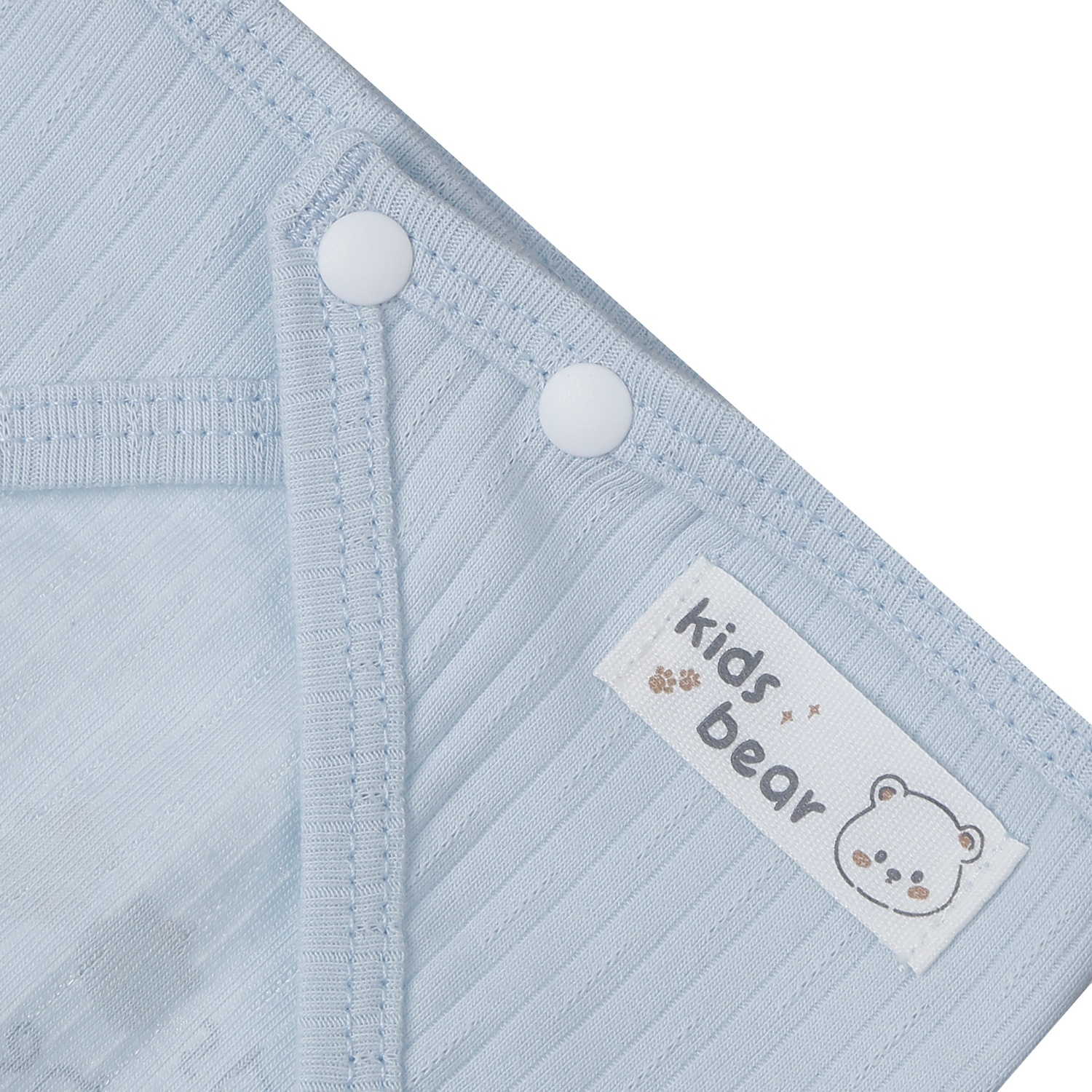 Set 2 yếm tam giác KidsPlaza kẻ tăm ND25T (Xanh) hình 2