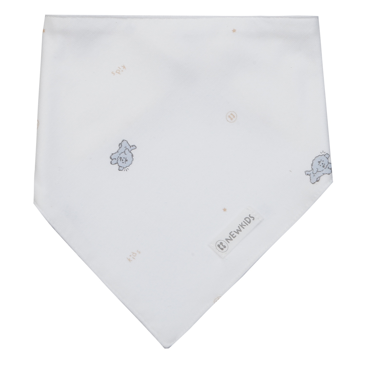 Set 2 yếm tam giác KidsPlaza Otis ND25H (Ghi) hình 3