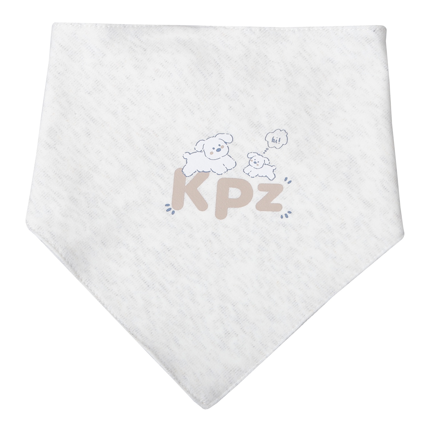 Yếm tam giác cho bé KidsPlaza ND25D (Xám) hình 1