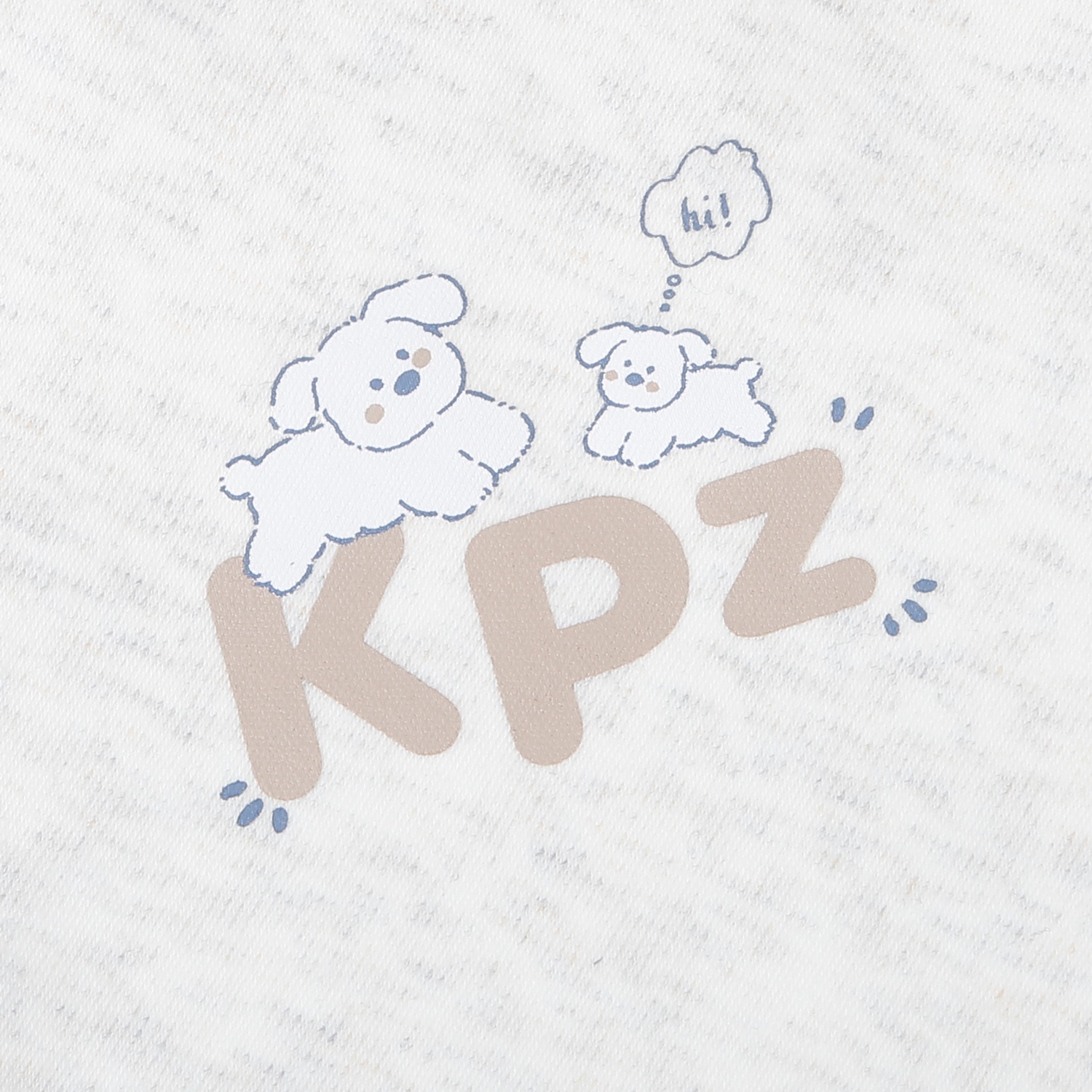 Yếm tam giác cho bé KidsPlaza ND25D (Xám) hình 3