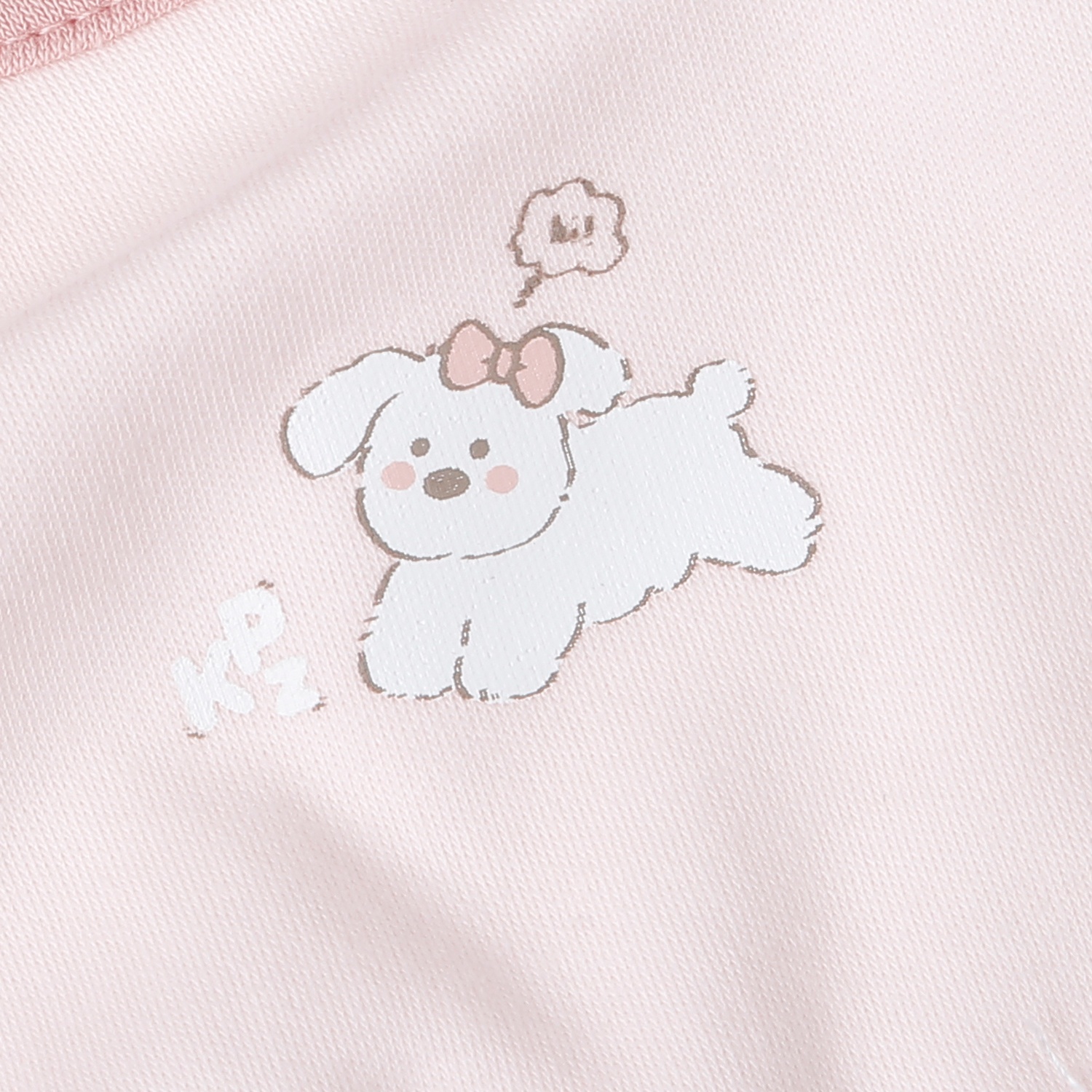 Yếm vuông cho bé KidsPlaza ND25D (Hồng) hình 3