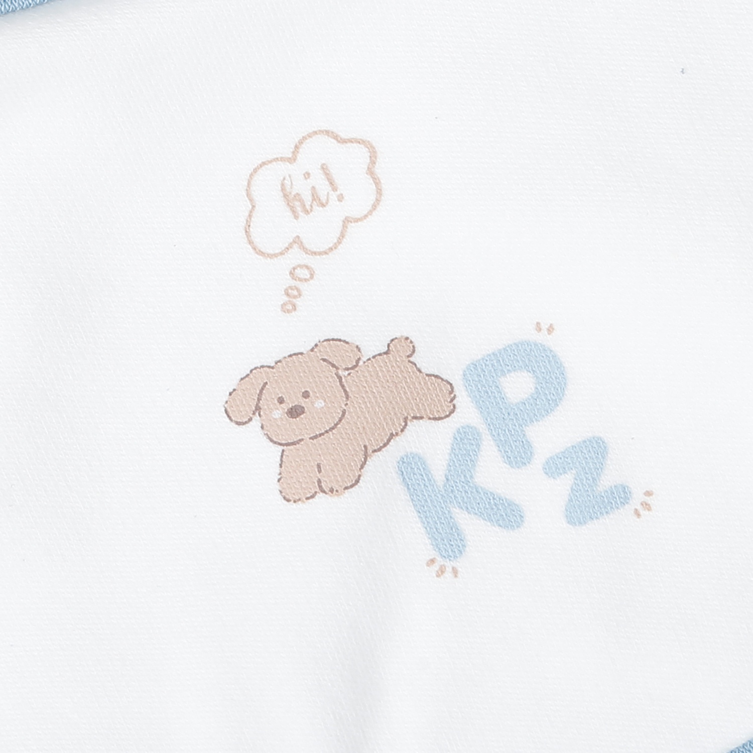 Yếm vuông cho bé KidsPlaza ND25D (Xanh trắng) hình 3