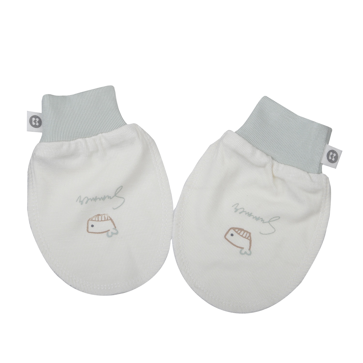 Set bao tay chân KidsPlaza Otis in cá ND26H (Trắng xanh) hình 3