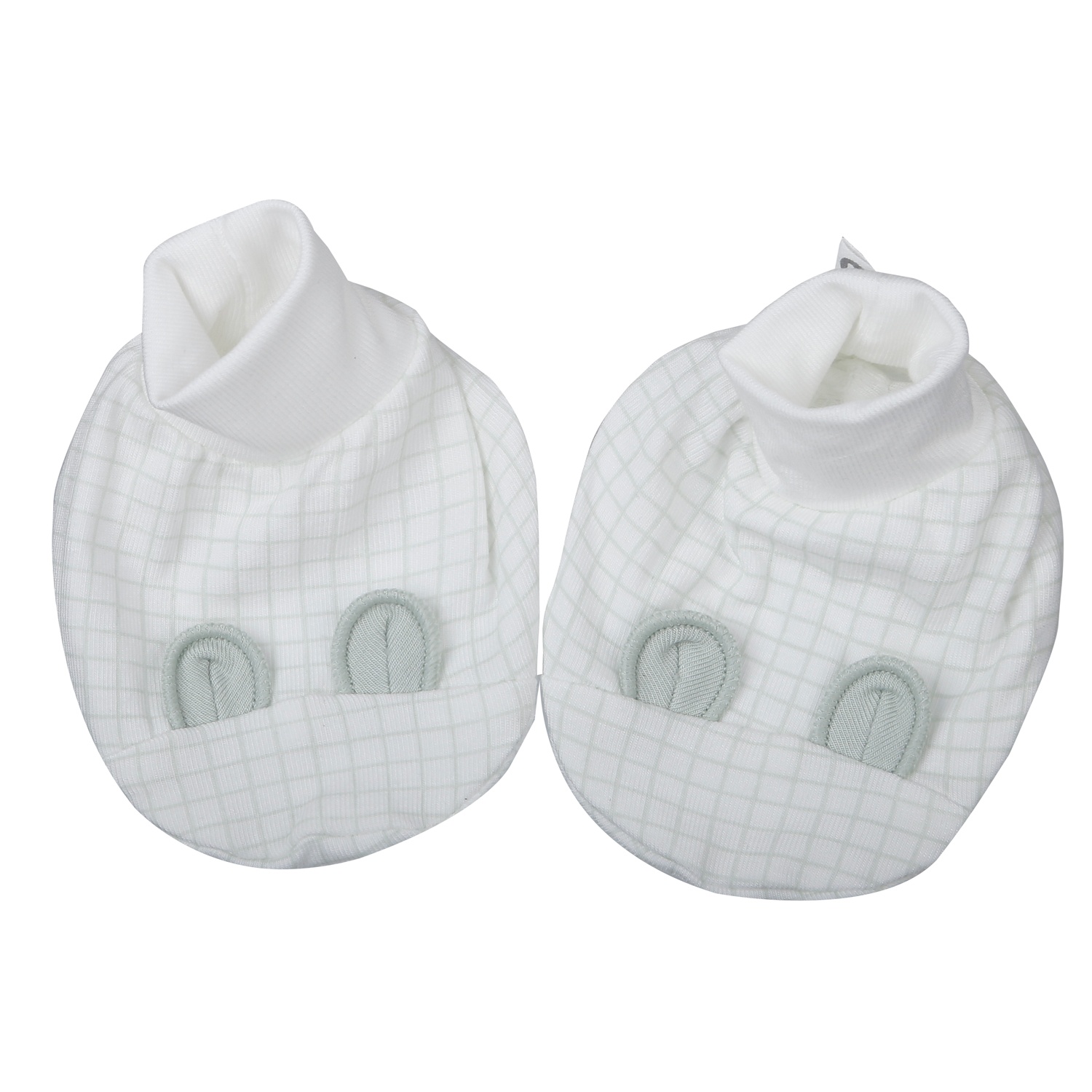 Set bao tay chân KidsPlaza Otis kẻ ô ND26H (Xanh) hình 2