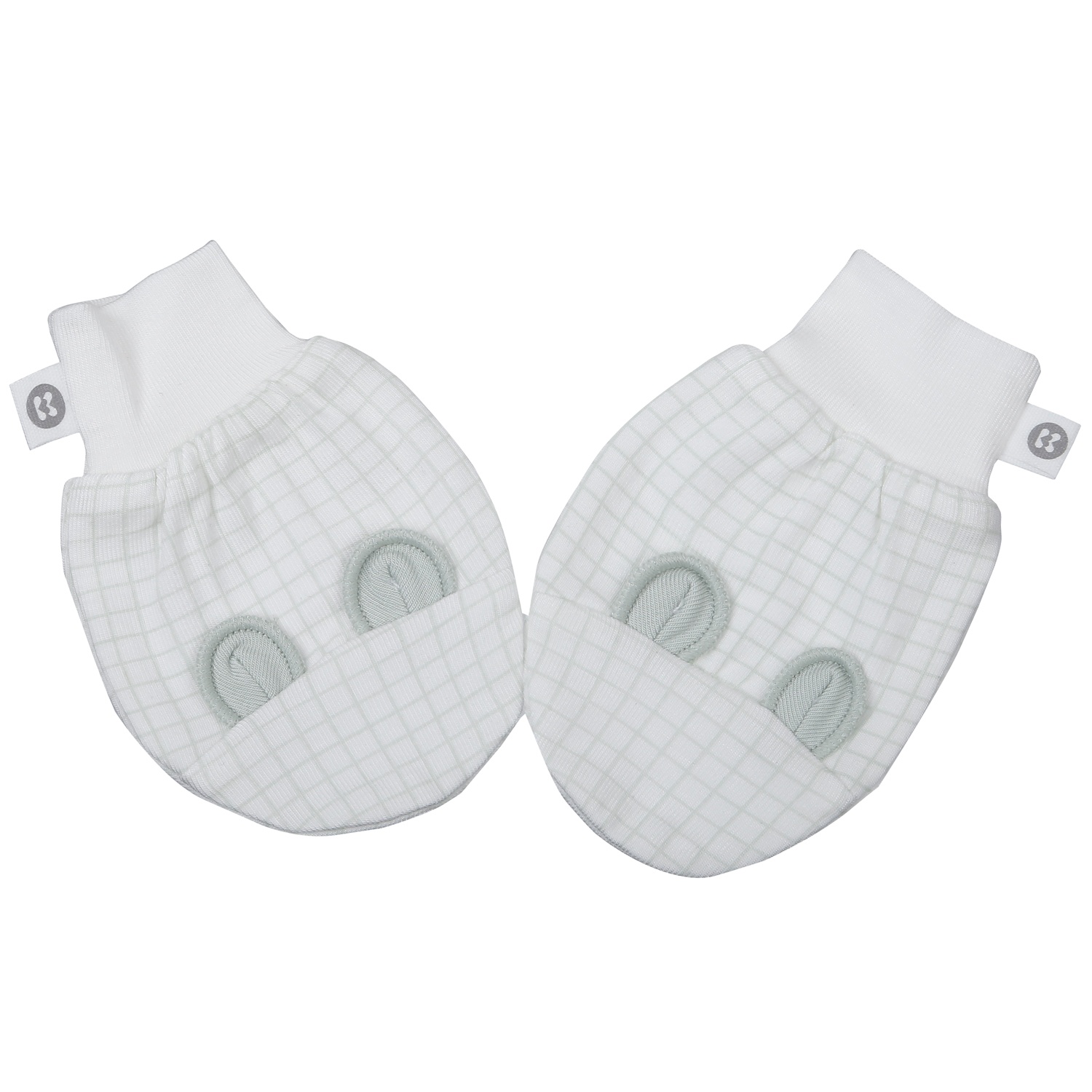 Set bao tay chân KidsPlaza Otis kẻ ô ND26H (Xanh) hình 3