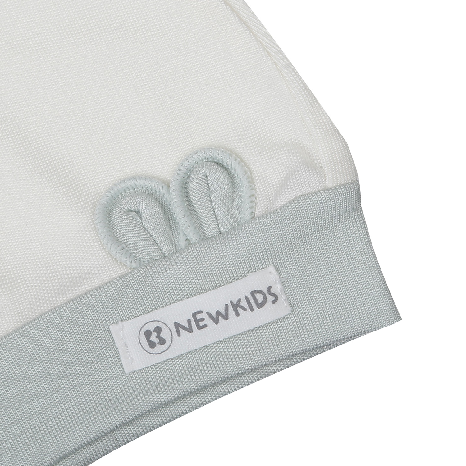 Mũ sơ sinh KidsPlaza Otis ND26H (Trắng xanh) hình 2