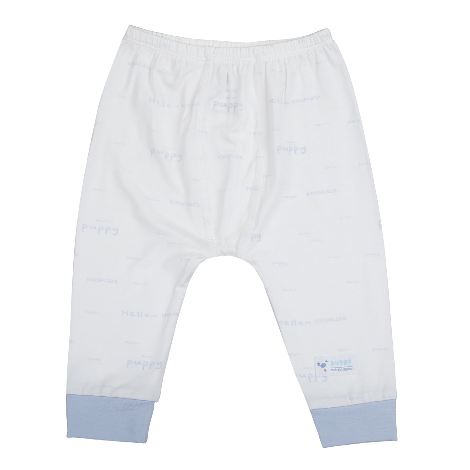 Bộ dài cài lệch KidsPlaza in cún M26H (Trắng xanh) hình 4