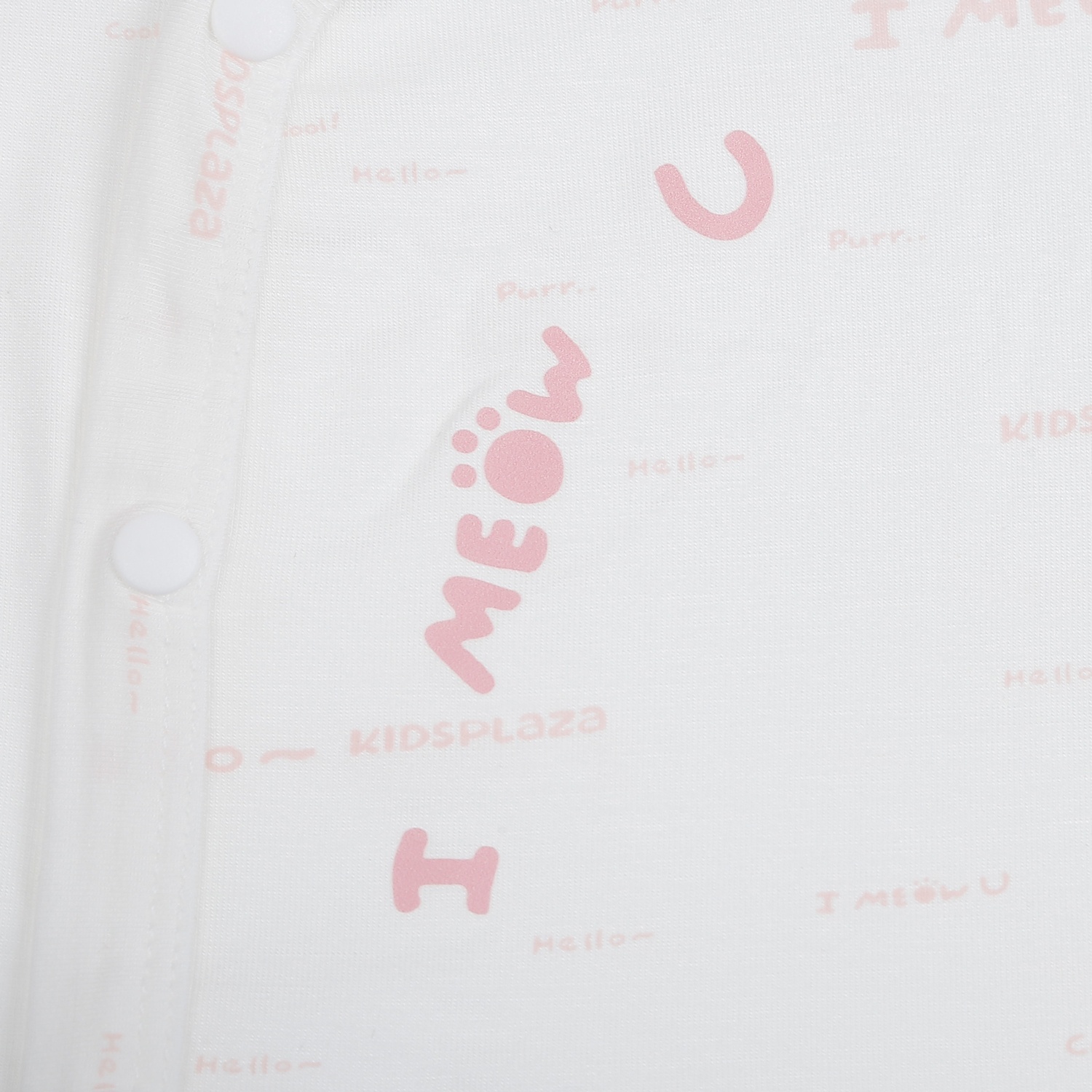 Bộ dài cài lệch KidsPlaza in mèo M26H (Hồng) hình 3